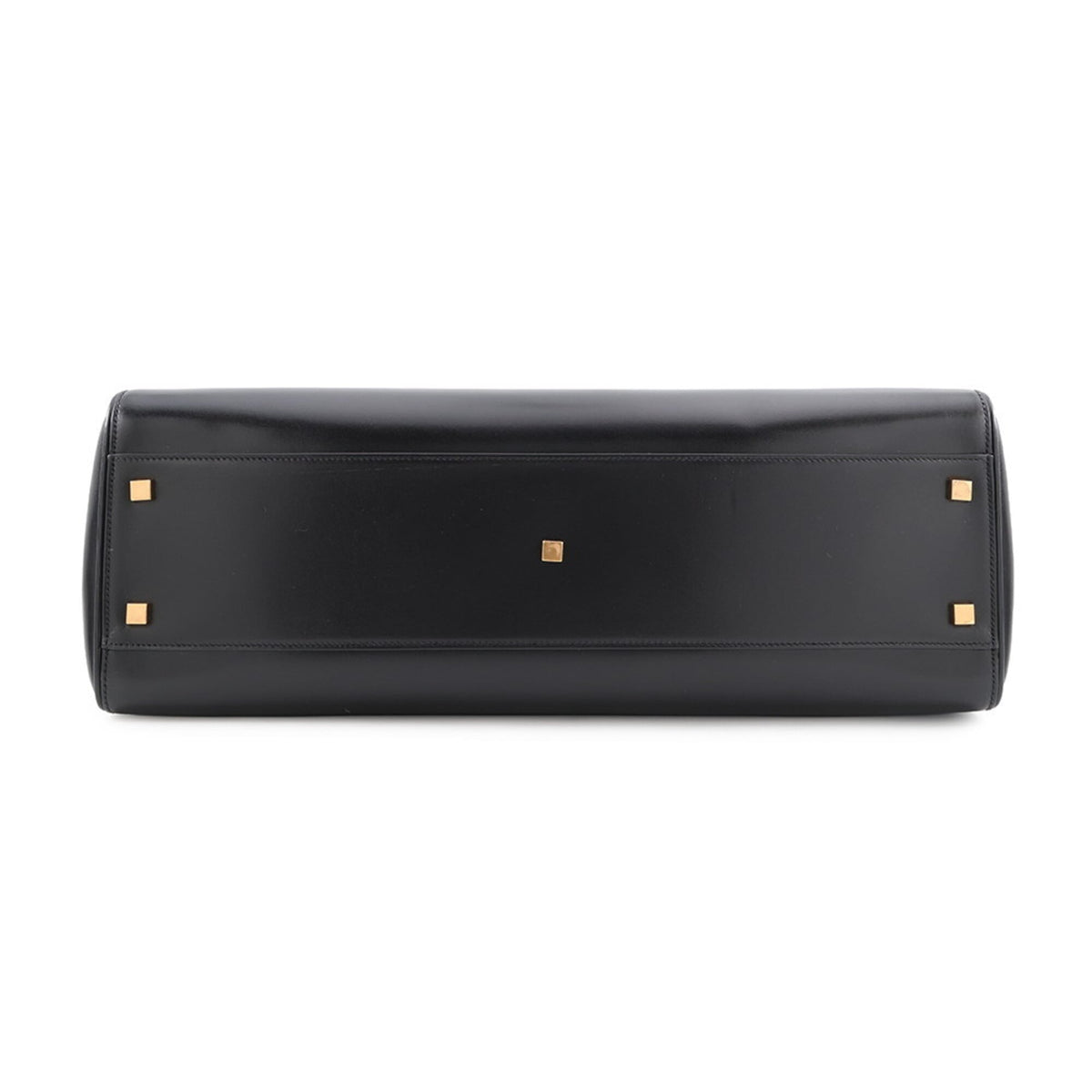 Yves Saint Laurent Black Leather Handbag Tote Bag (Pre-Owned)