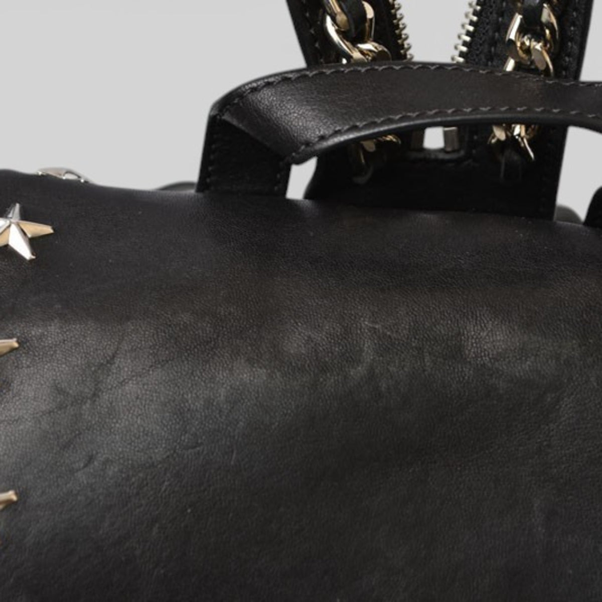 Jimmy Choo Black Leather Backpack (Pre-Owned)