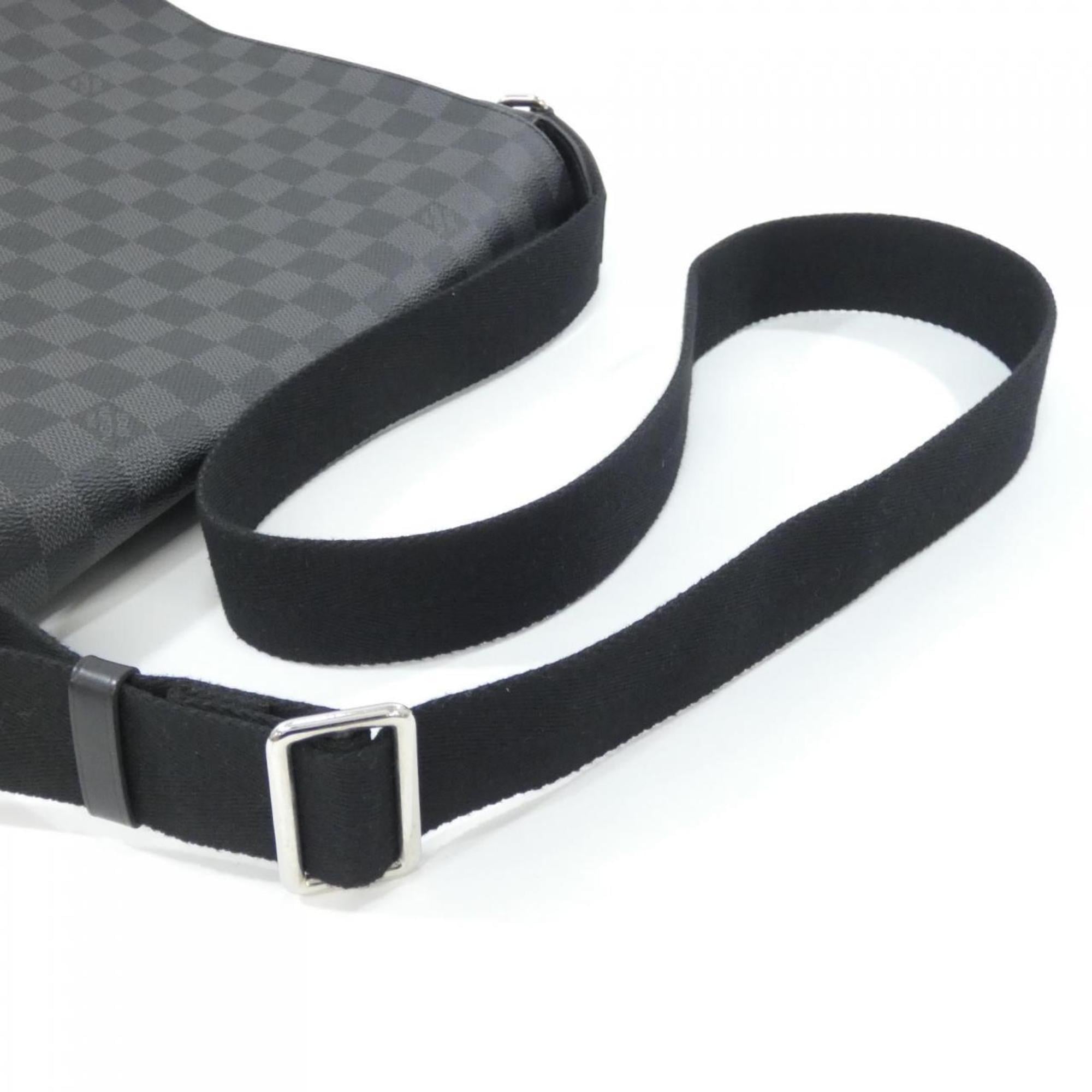 Louis Vuitton Graphite Coated Canvas Shoulder Bag (Pre-Owned)