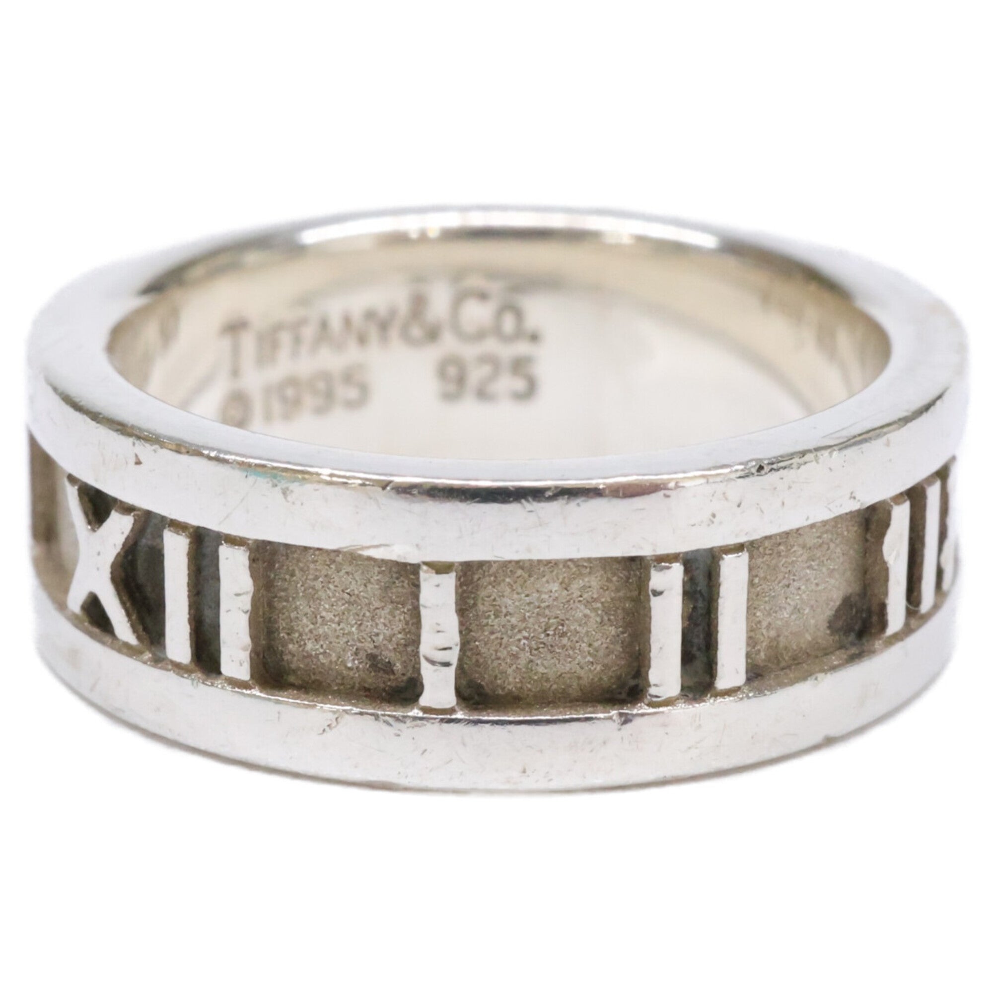 Tiffany Silver Silver 925 Band Ring (Pre-Owned)