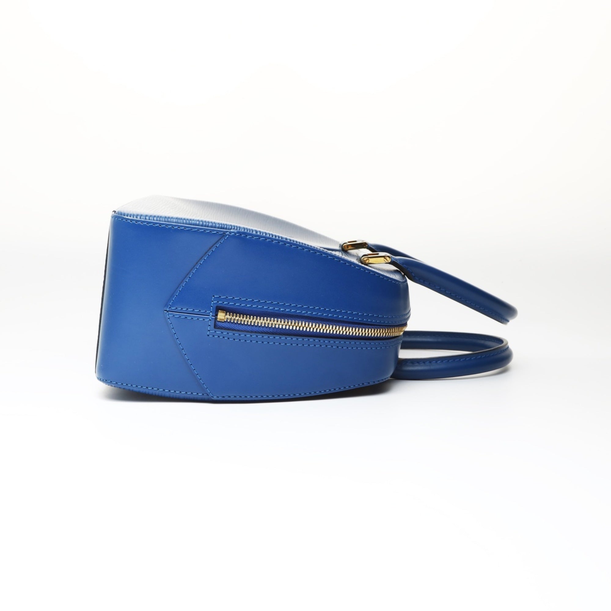 Louis Vuitton Epi Blue Epi Leather Handbag (Pre-Owned)