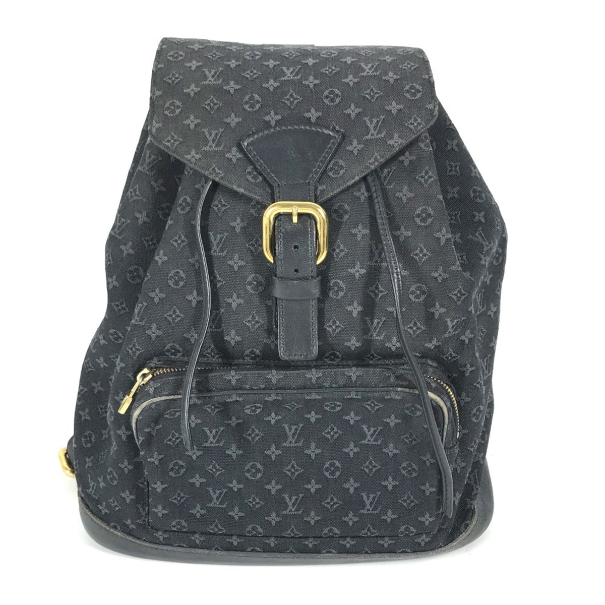 Louis Vuitton Monogram Denim Blue Tst Blue Monogram Denim Backpack (Pre-Owned)
