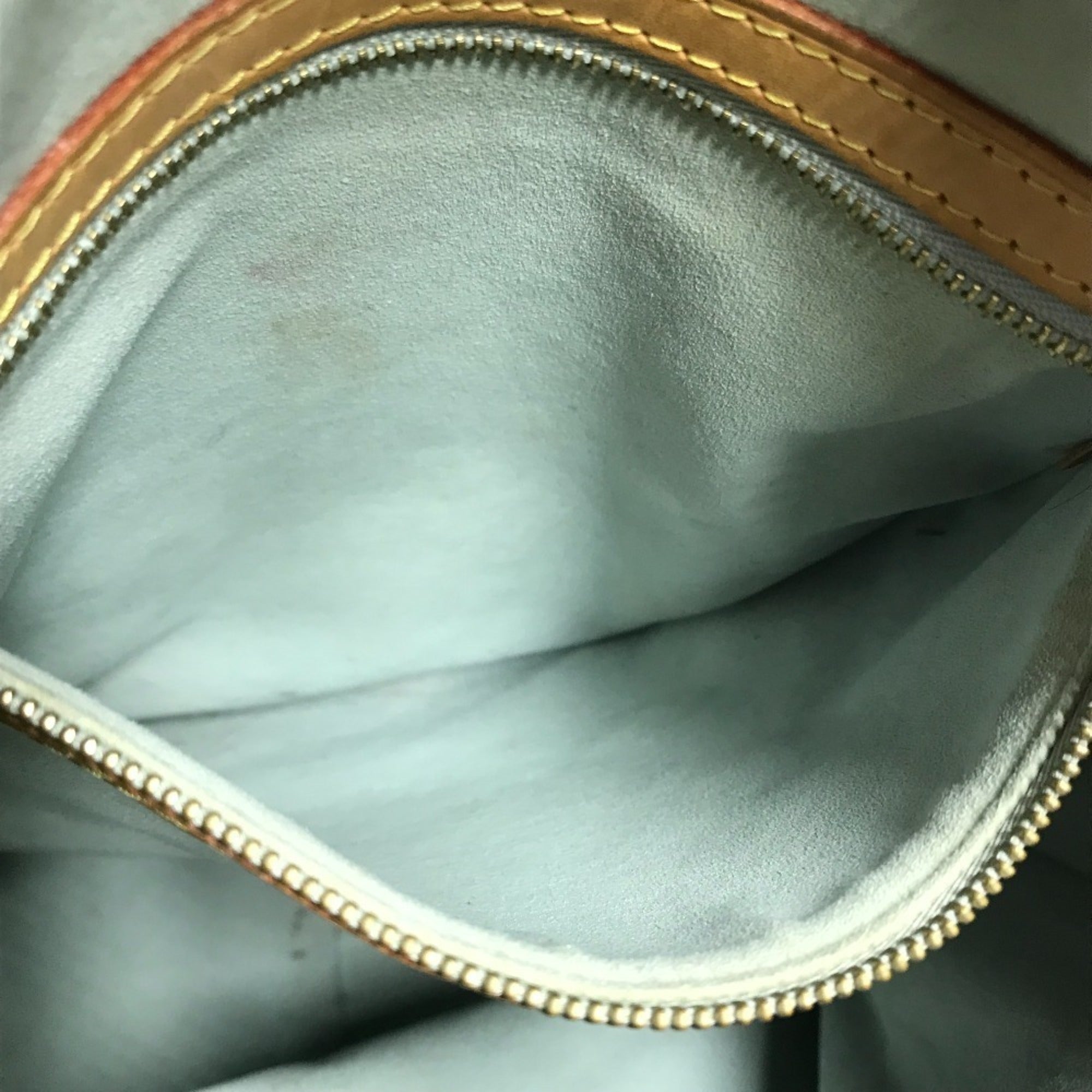 Louis Vuitton Monogram Denim Blue Pink Monogram Denim Shoulder Bag (Pre-Owned)