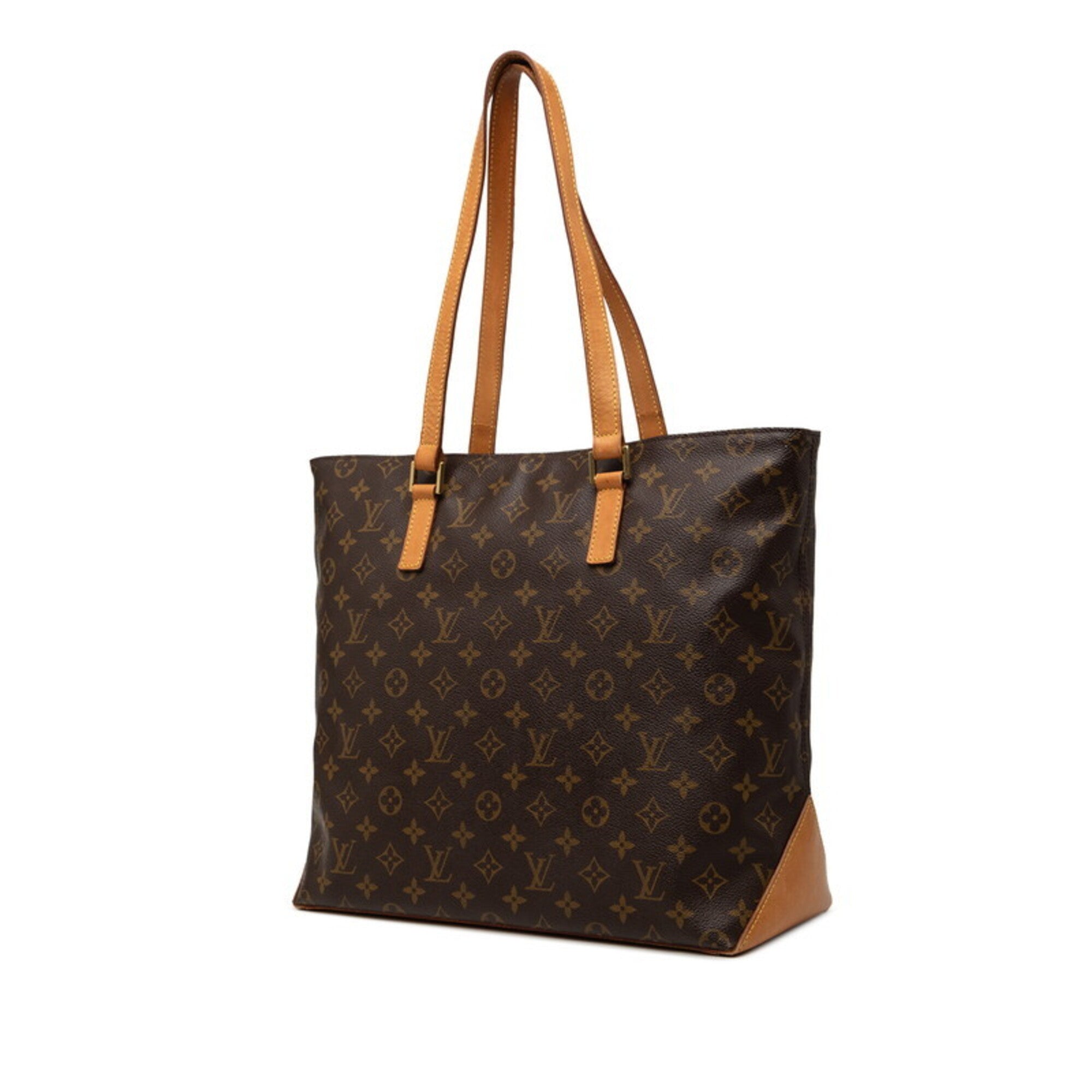 Louis Vuitton Brown Pvc Leather Shoulder Bag Tote Bag (Pre-Owned)