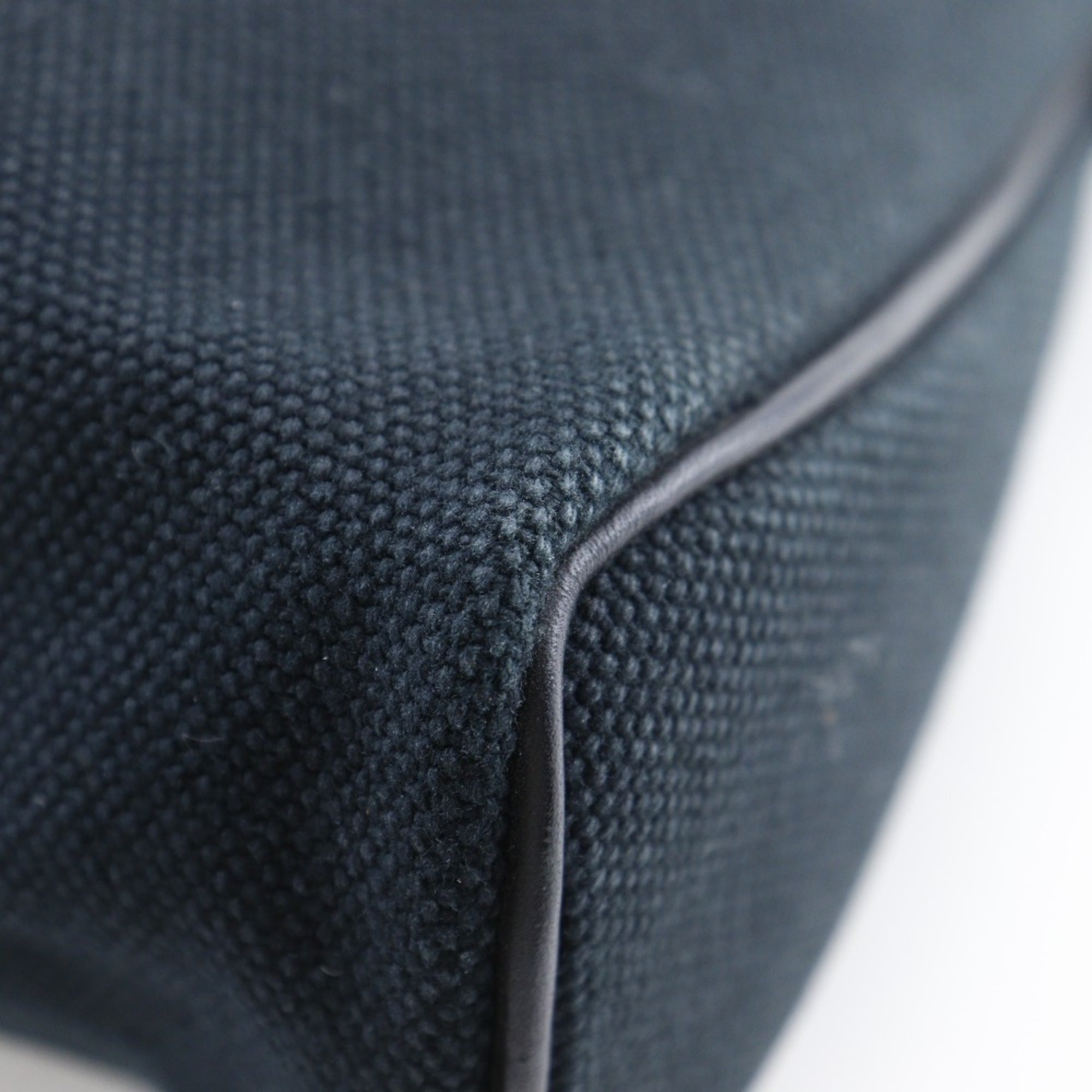 Hermes Black Canvas Pouch (Pre-Owned)
