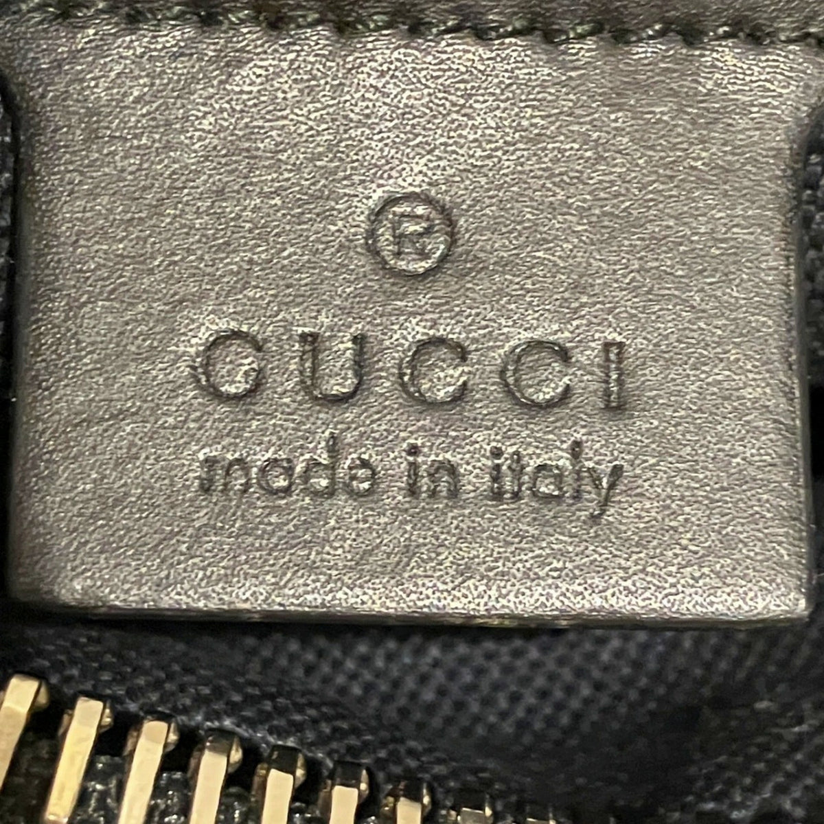 Gucci Black Canvas Leather Sling Bag (Pre-Owned)