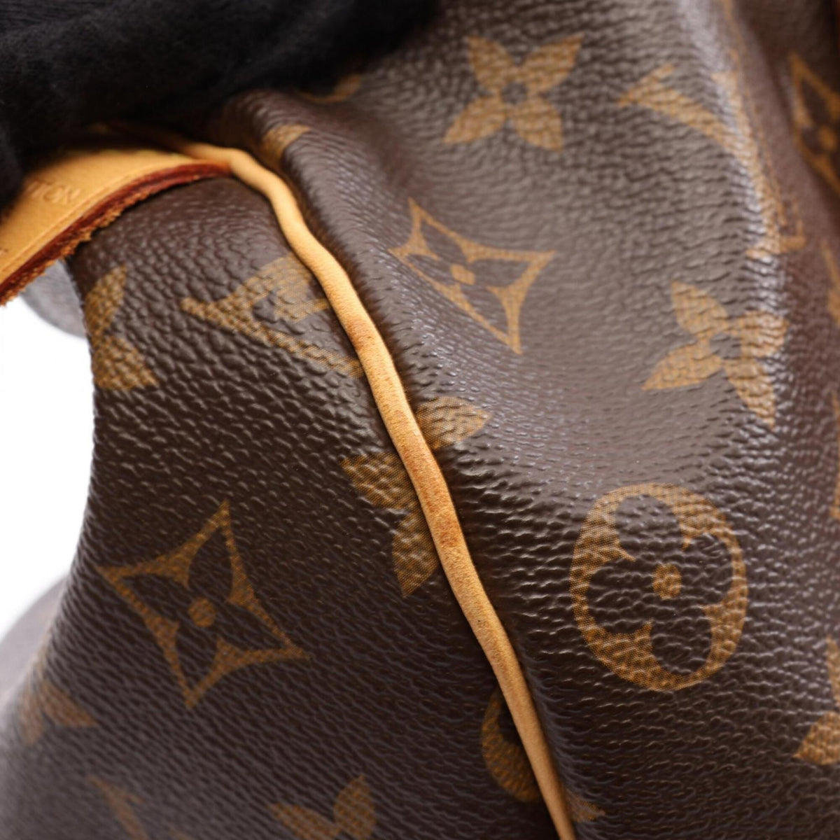 Louis Vuitton Brown Coated Canvas Pvc Leather Handbag (Pre-Owned)