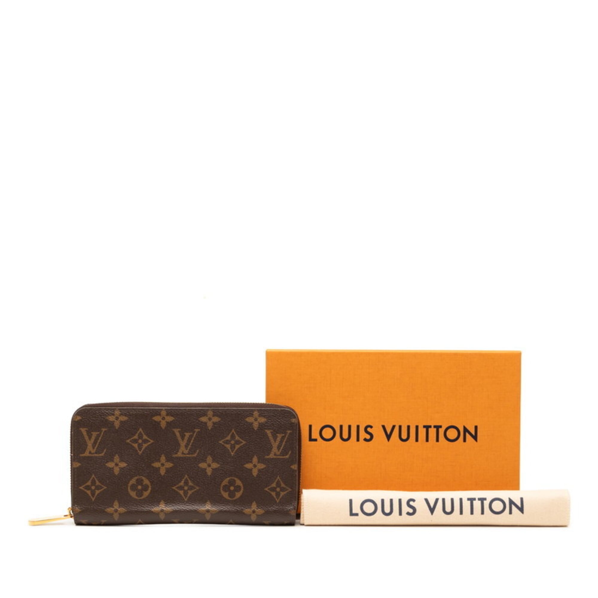 Louis Vuitton Brown Fuchsia Monogram Monogram Long Wallet (Bi-Fold) (Pre-Owned)