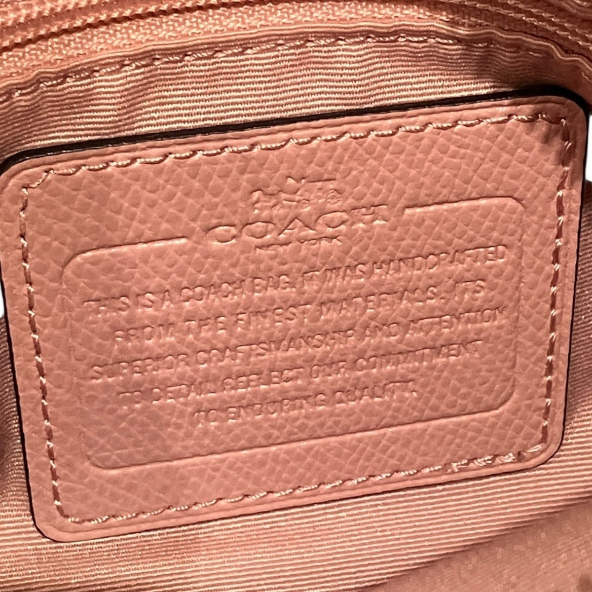 Coach Pink Leather Handbag (Pre-Owned)