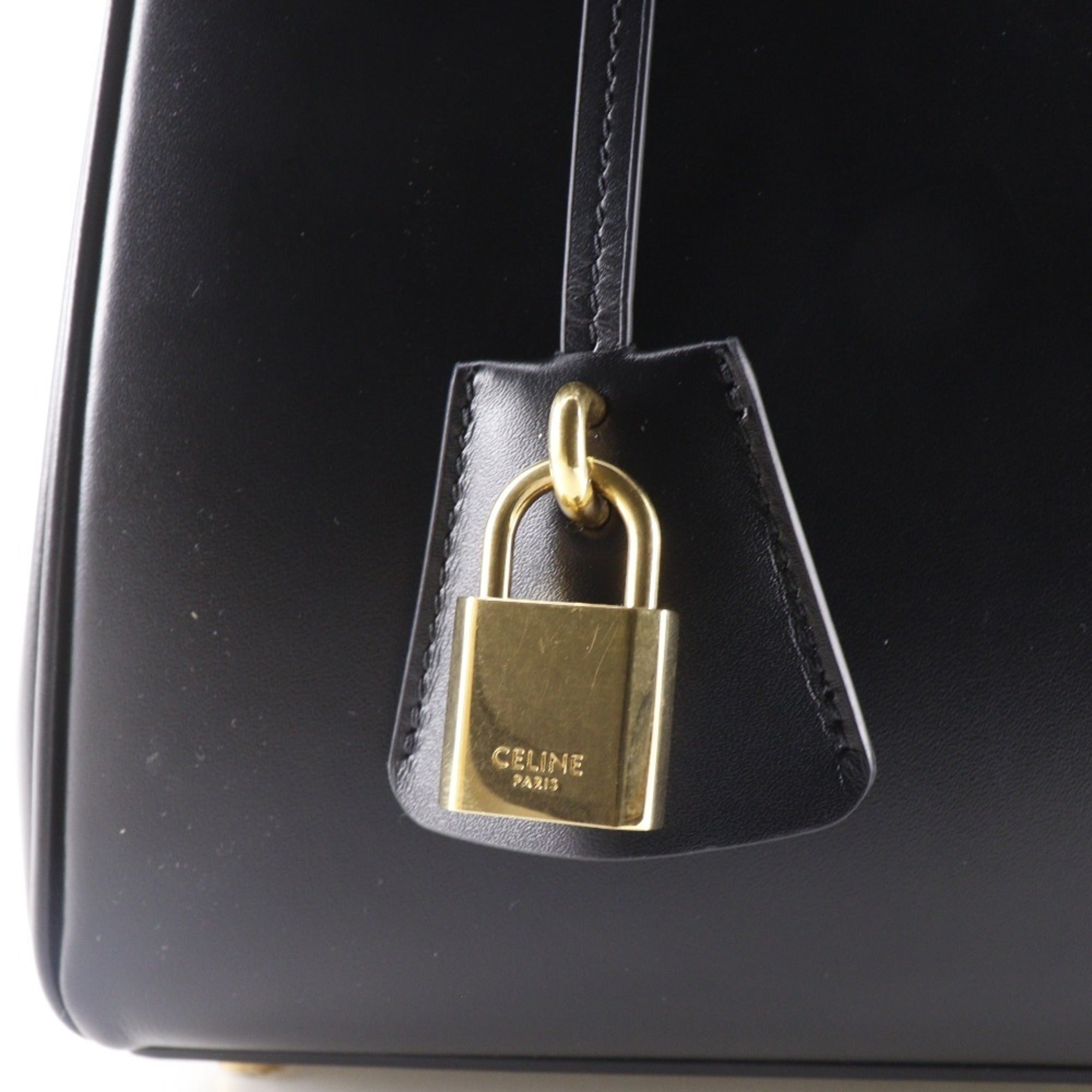 Celine Black Leather Handbag (Pre-Owned)