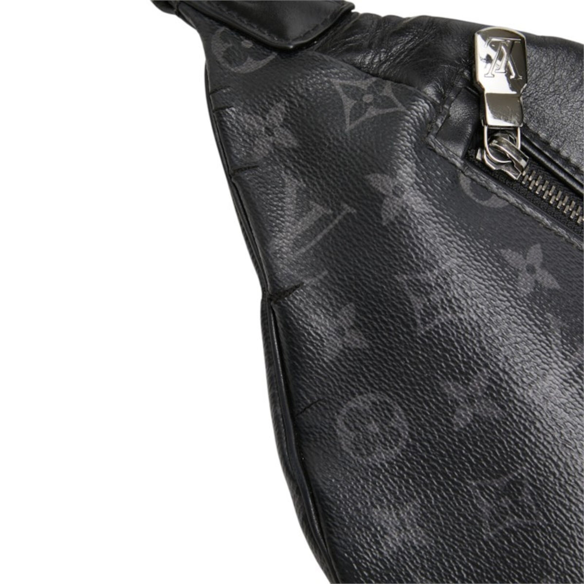 Louis Vuitton Black Pvc Leather Sling Bag (Pre-Owned)