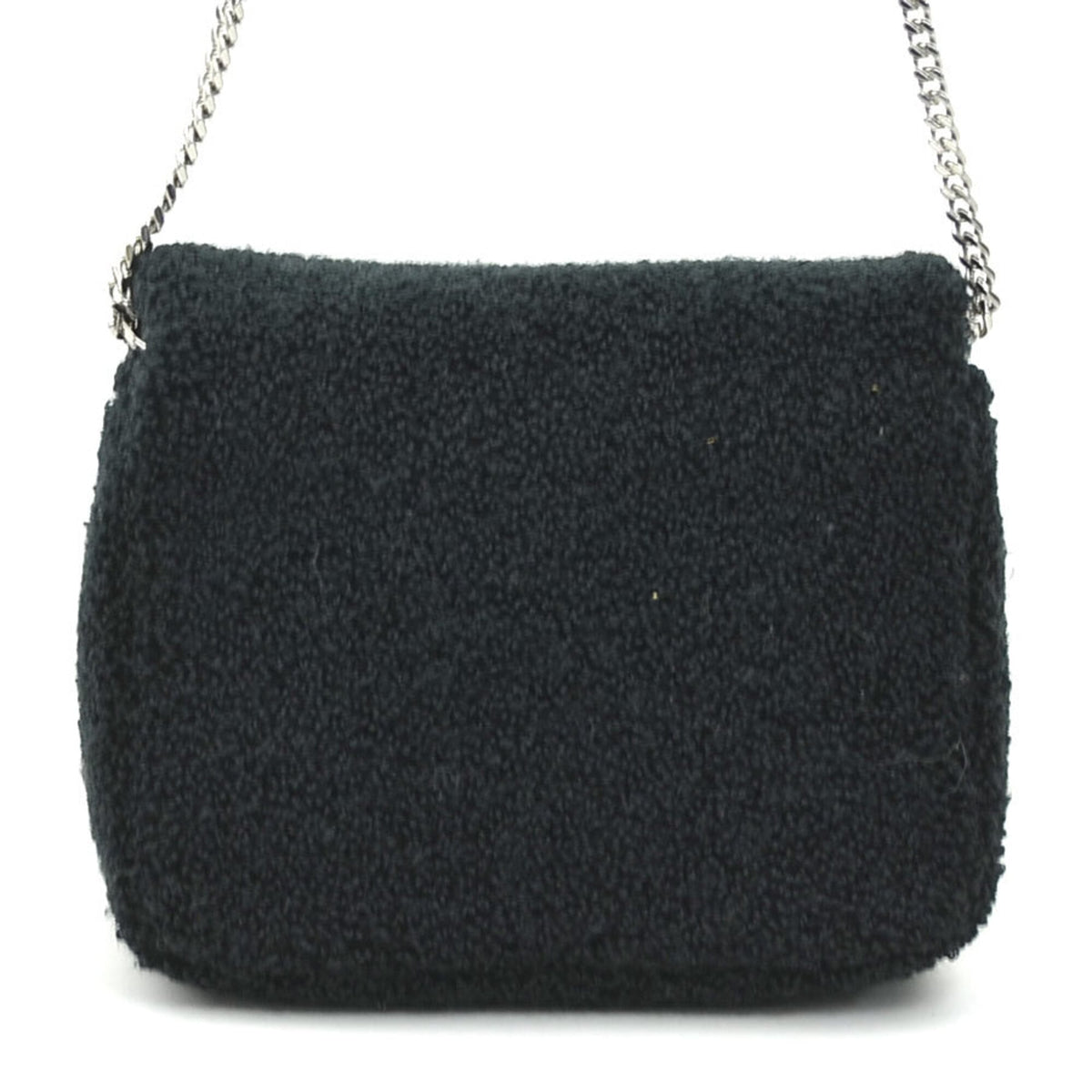 Burberry Black Pile Fabric Shoulder Bag (Pre-Owned)