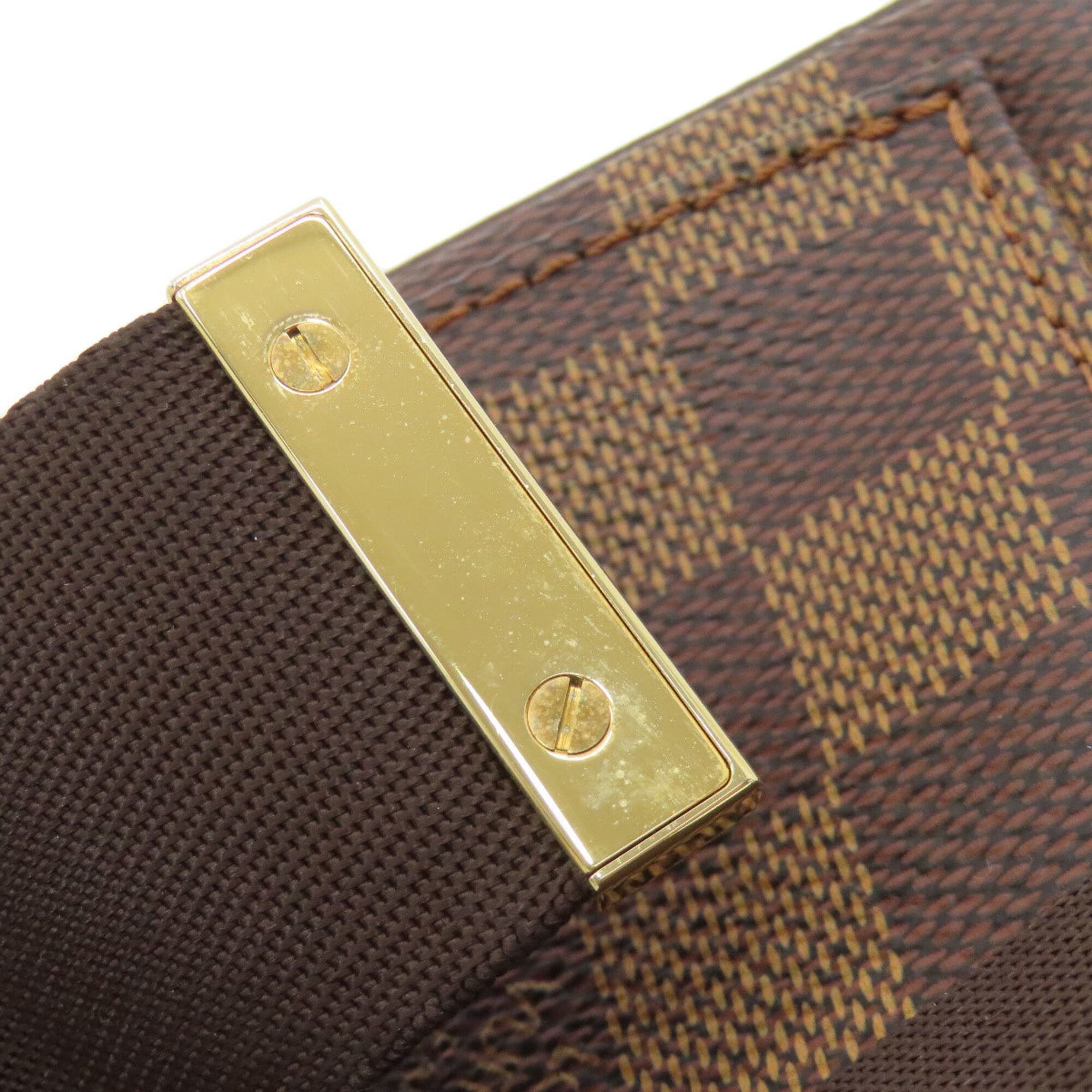 Louis Vuitton Damier Canvas Ebene Damier Canvas Sling Bag (Pre-Owned)