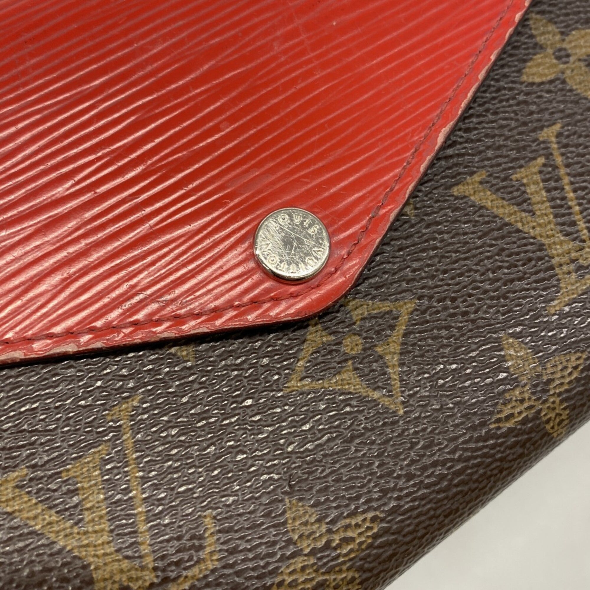 Louis Vuitton Brown Coquelicots Long Wallet (Tri-Fold) (Pre-Owned)