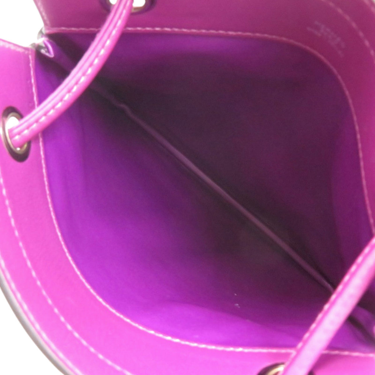 Hermes Anemone Purple Swift Leather Shoulder Bag (Pre-Owned)