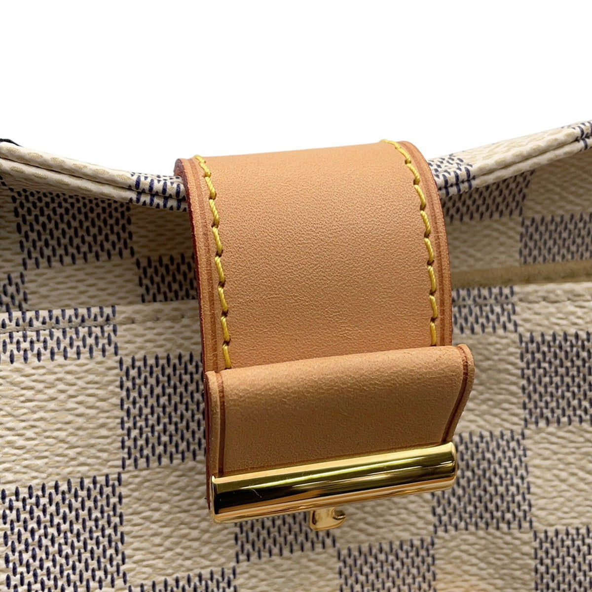 Louis Vuitton Beige Damier Azur Handbag Shoulder Bag (Pre-Owned)