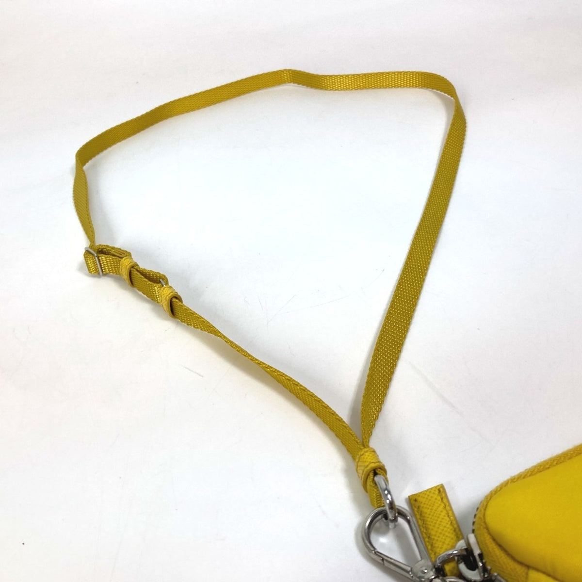 Prada Yellow Nylon Pouch (Pre-Owned)