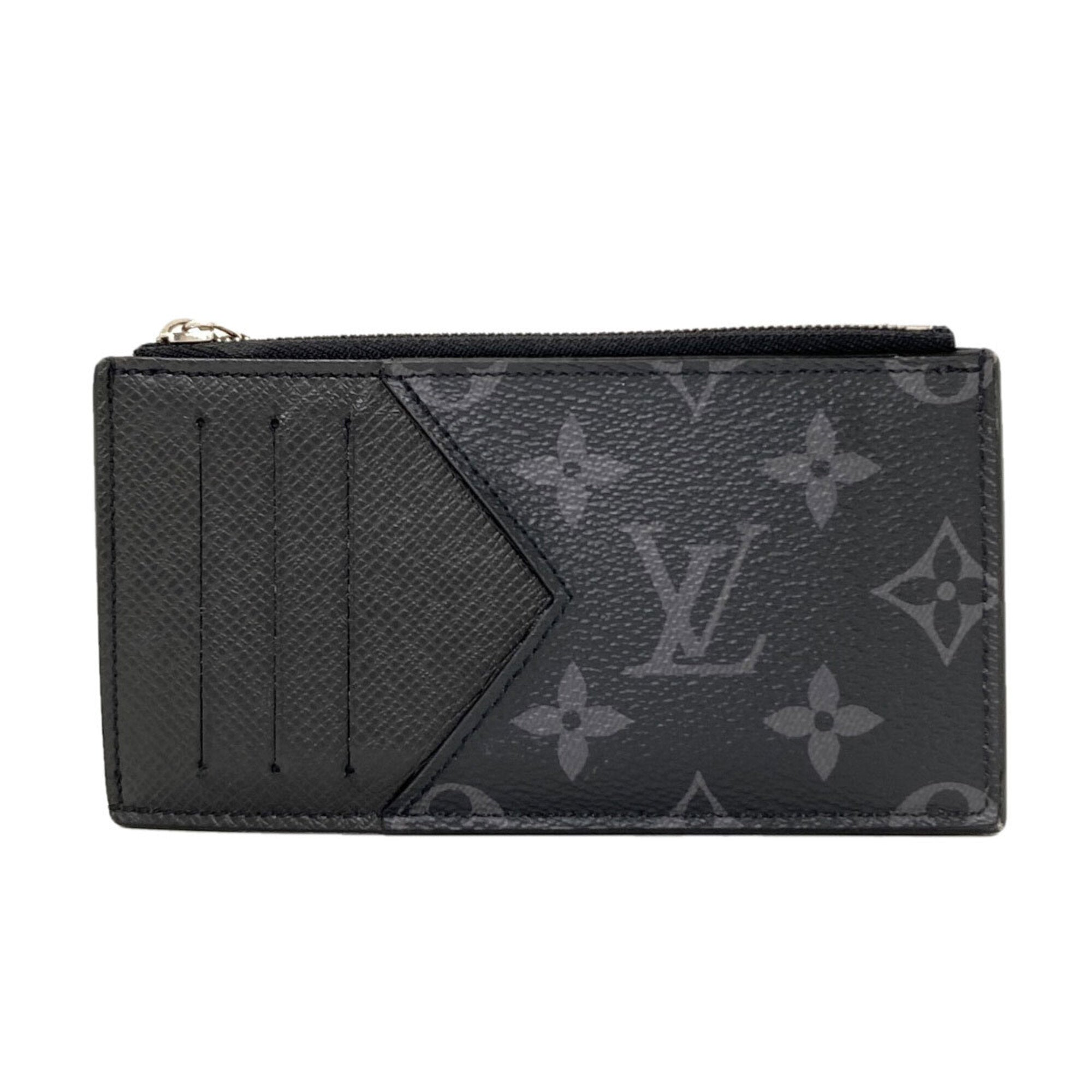 Louis Vuitton Black Monogram Eclipse Coin Purse/Coin Case (Pre-Owned)