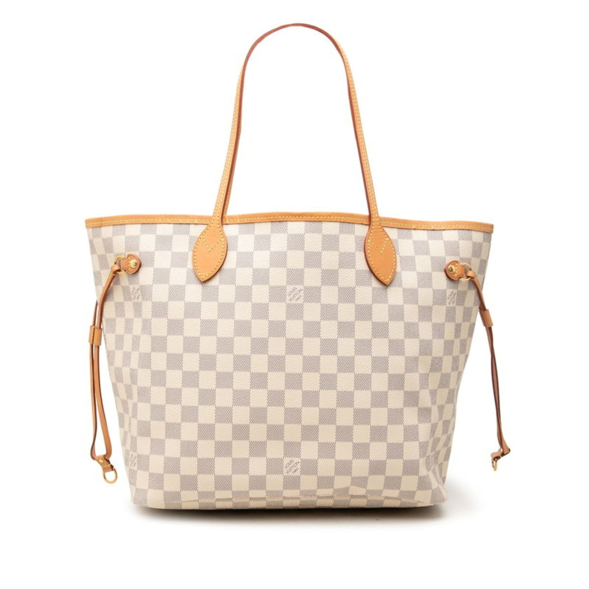 Louis Vuitton White Pvc Leather Pouch Shoulder Bag Tote Bag (Pre-Owned)