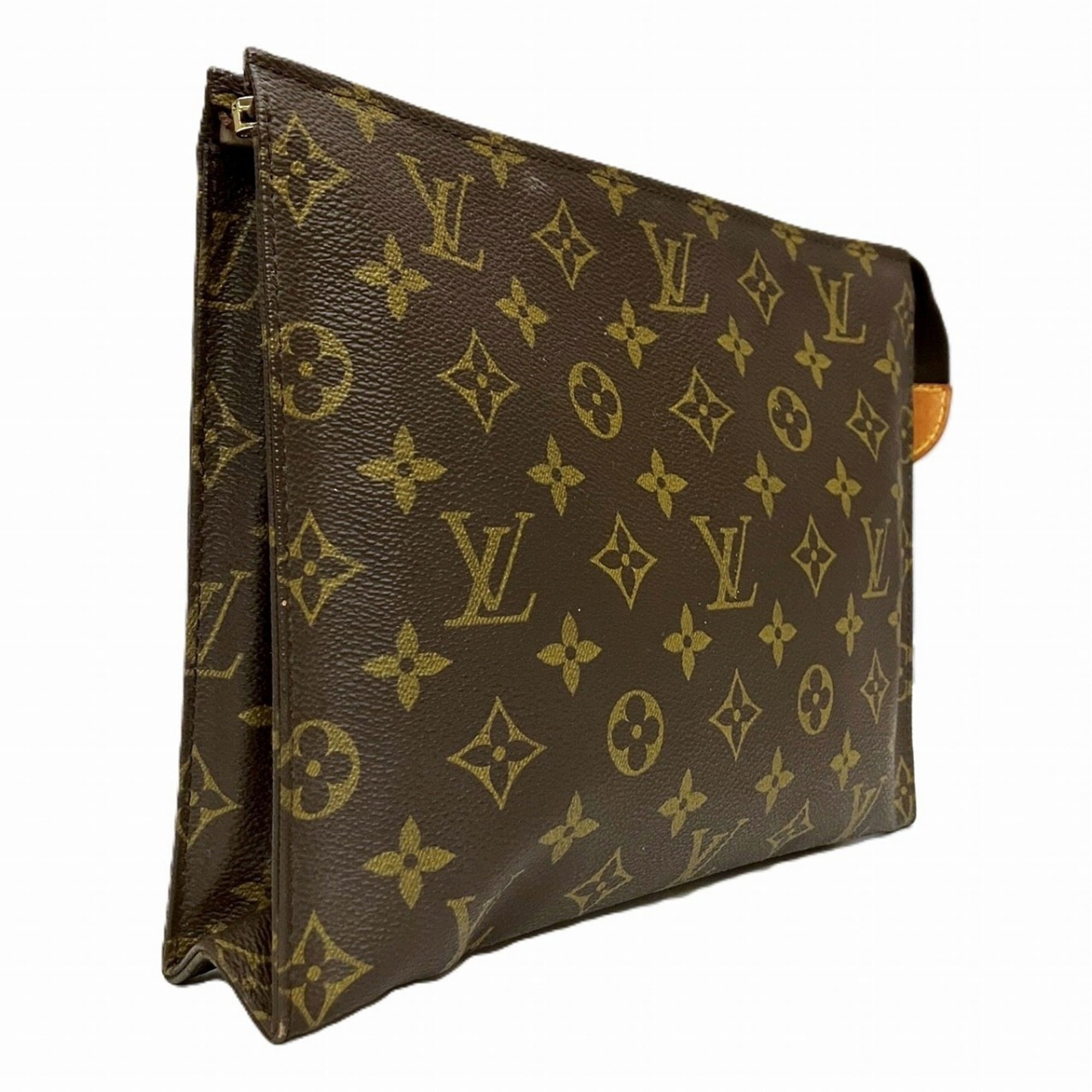 Louis Vuitton Monogram Brown Monogram Clutch Bag (Pre-Owned)