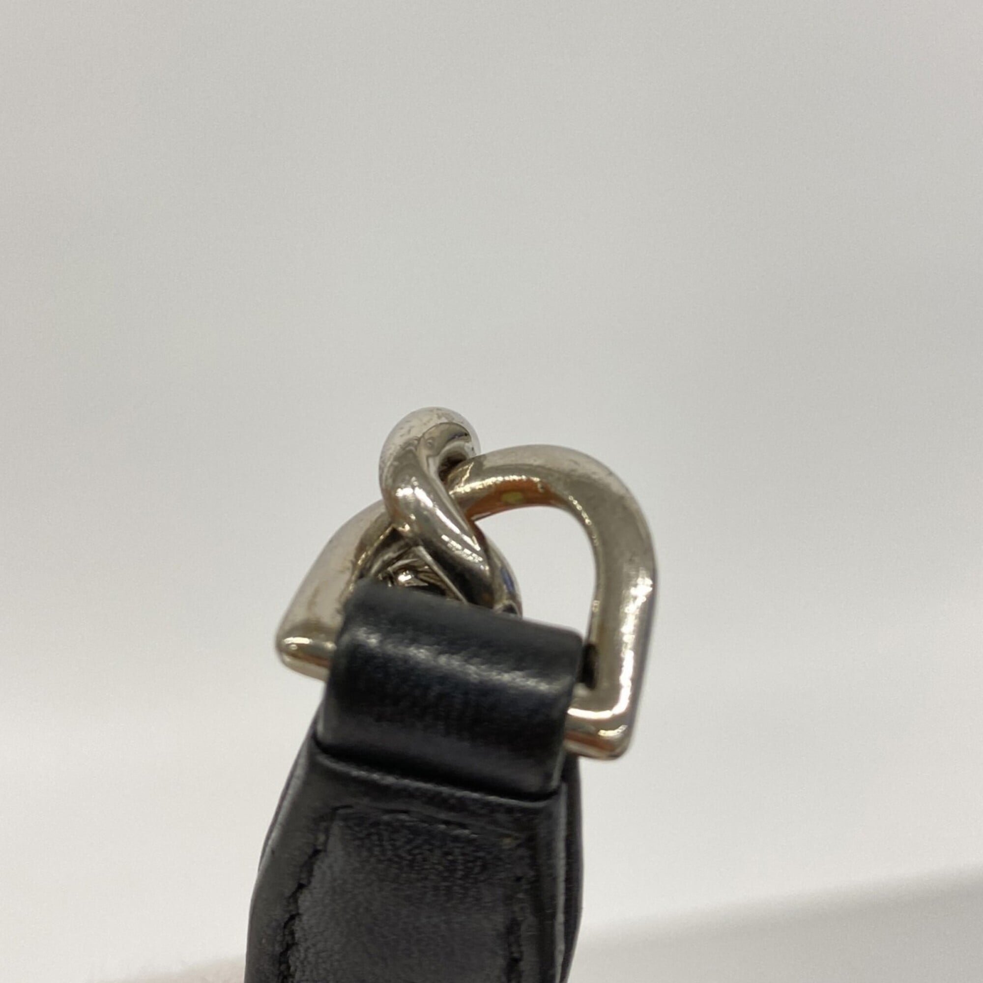 Chanel Black Grained Calfskin Handbag (Pre-Owned)