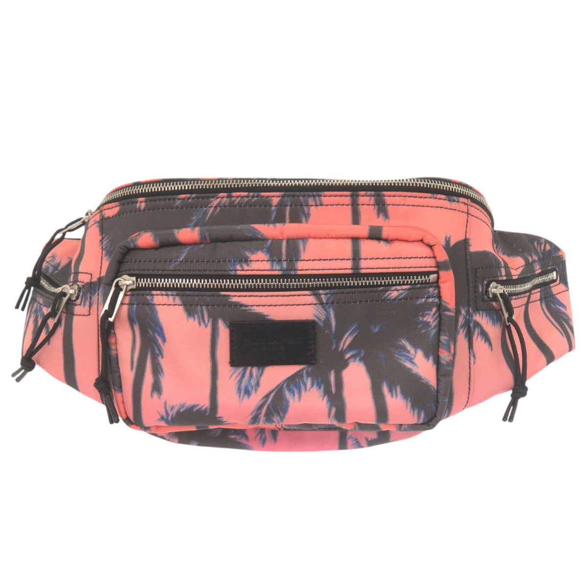 Saint Laurent Orange Pink Nylon Fanny Pack (Pre-Owned)