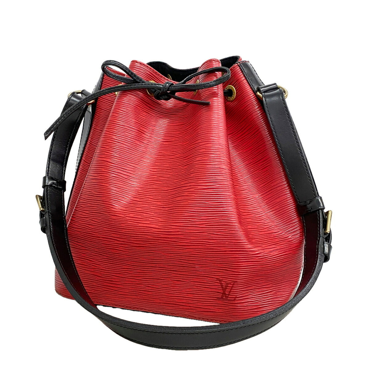 Louis Vuitton Castilian Red Noir Shoulder Bag (Pre-Owned)