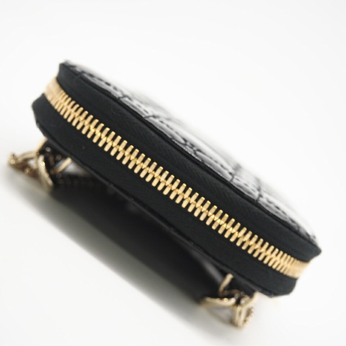 Christian Dior Lady Dior Black Leather Shoulder Bag (Pre-Owned)