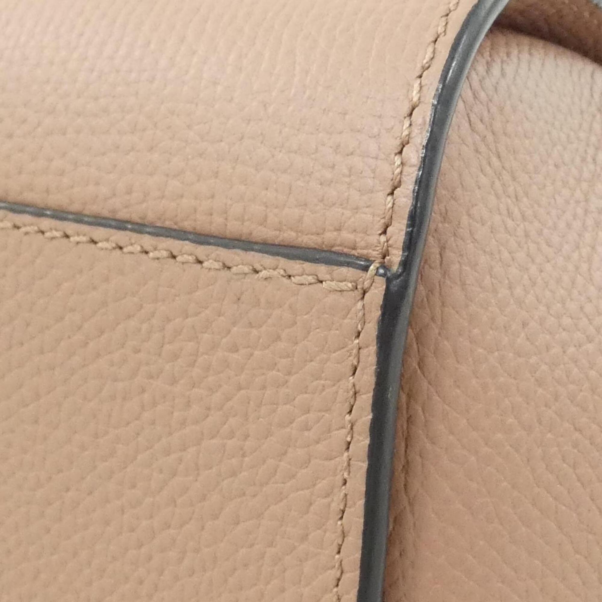 Loewe Pink Leather Shoulder Bag (Pre-Owned)