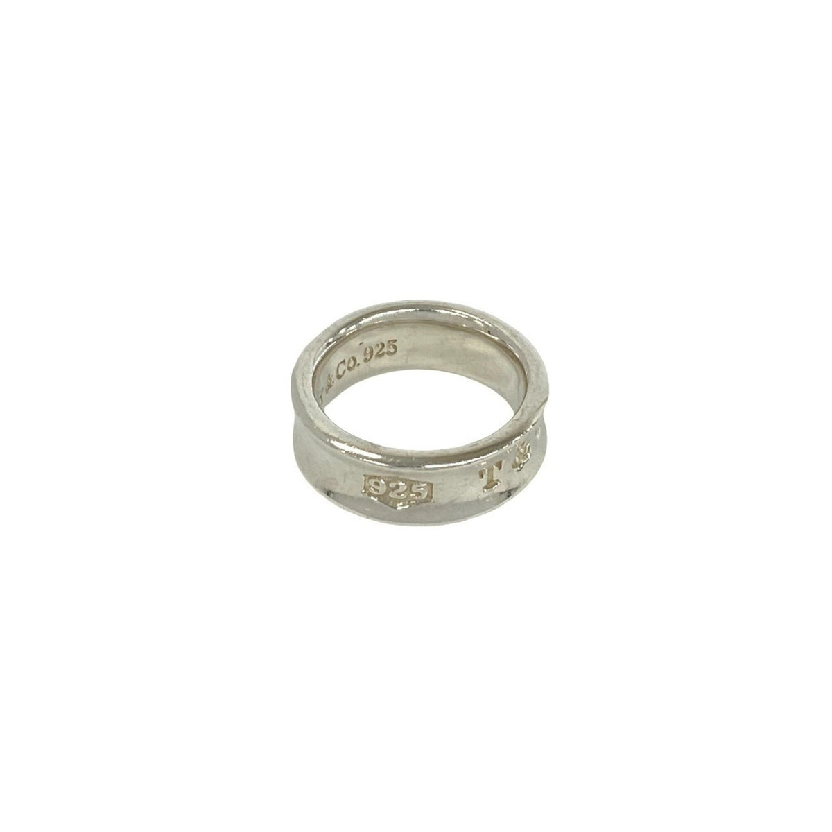 Tiffany Silver Silver 925 Band Ring (Pre-Owned)