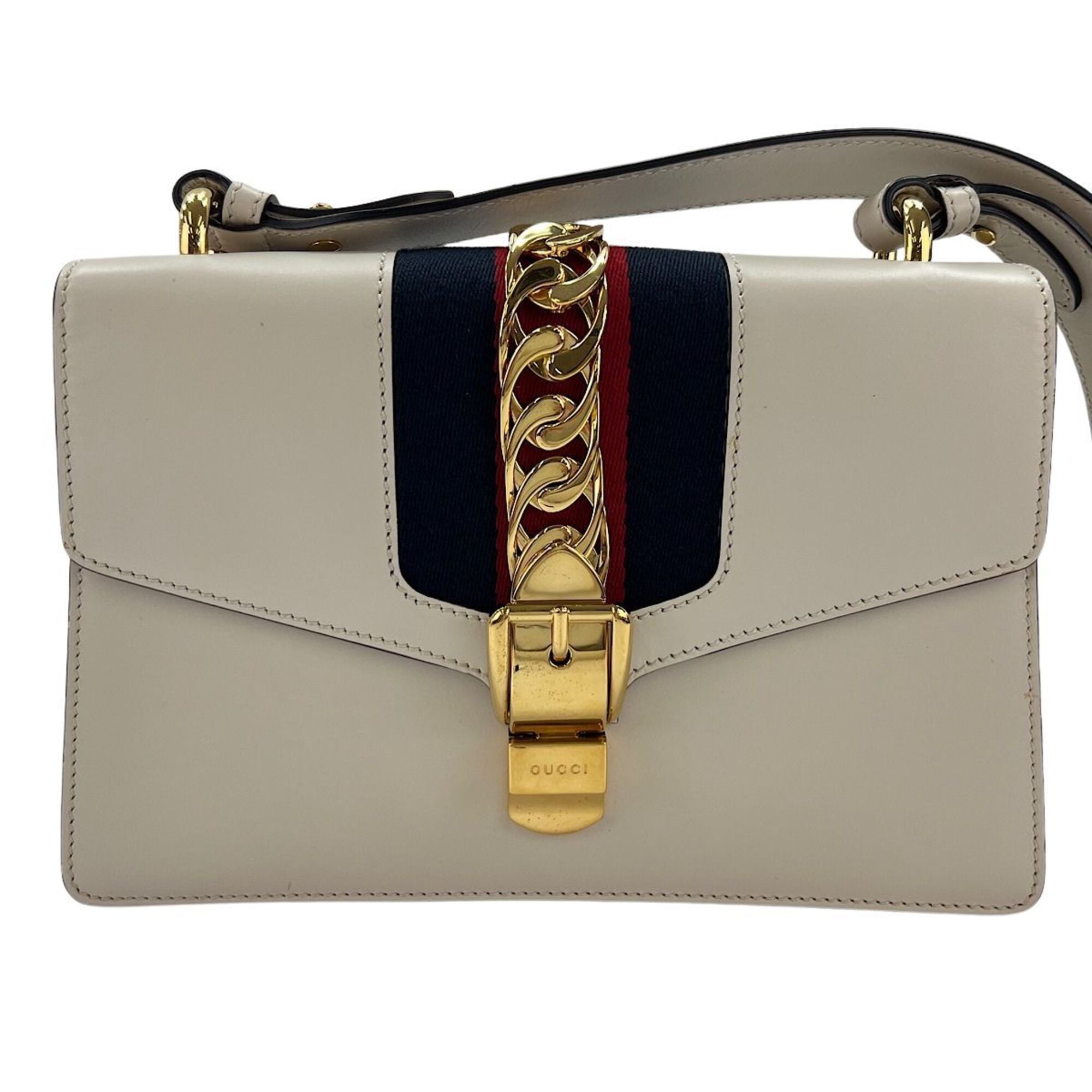 Gucci White Shoulder Bag (Pre-Owned)