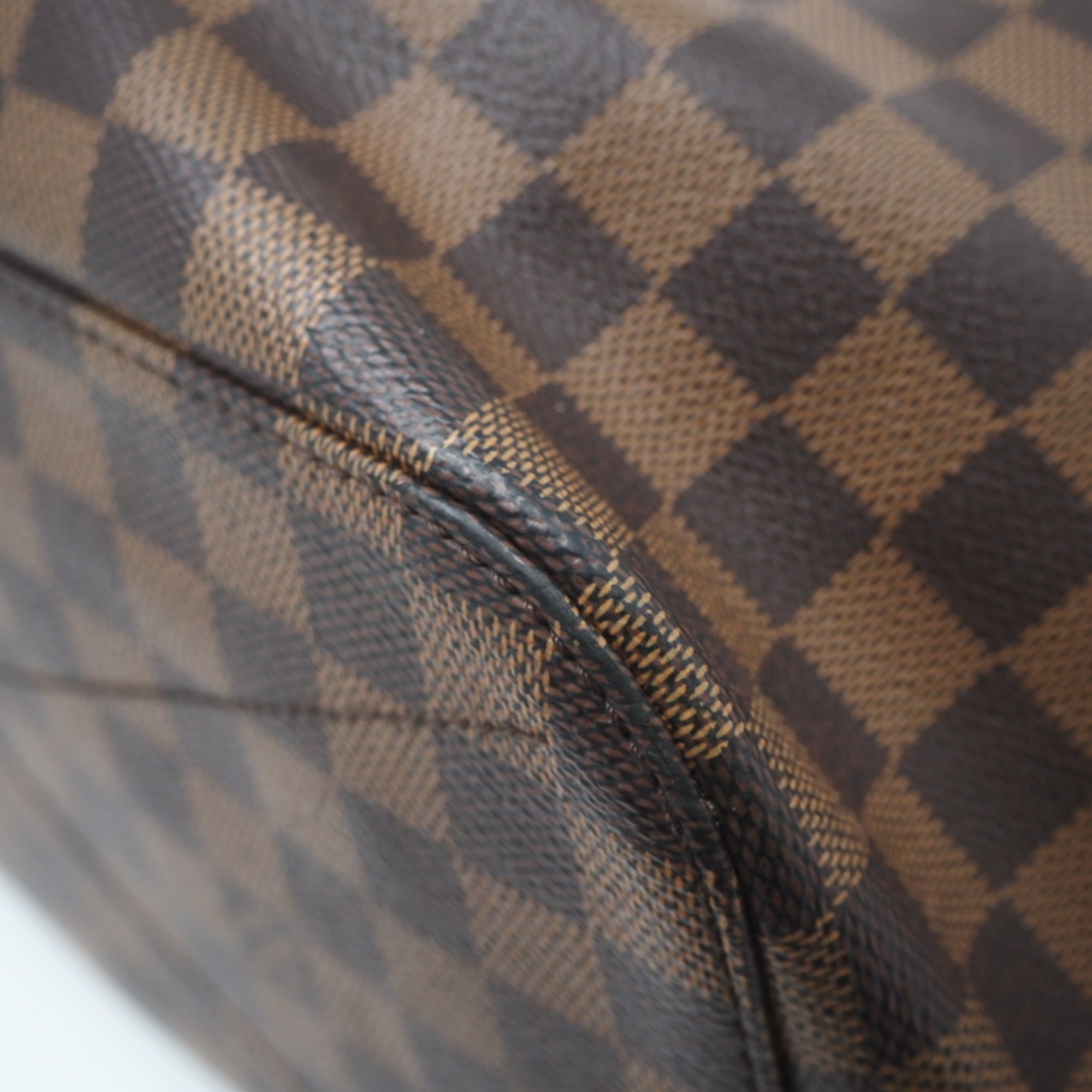 Louis Vuitton Brown Coated Canvas Leather Handbag (Pre-Owned)
