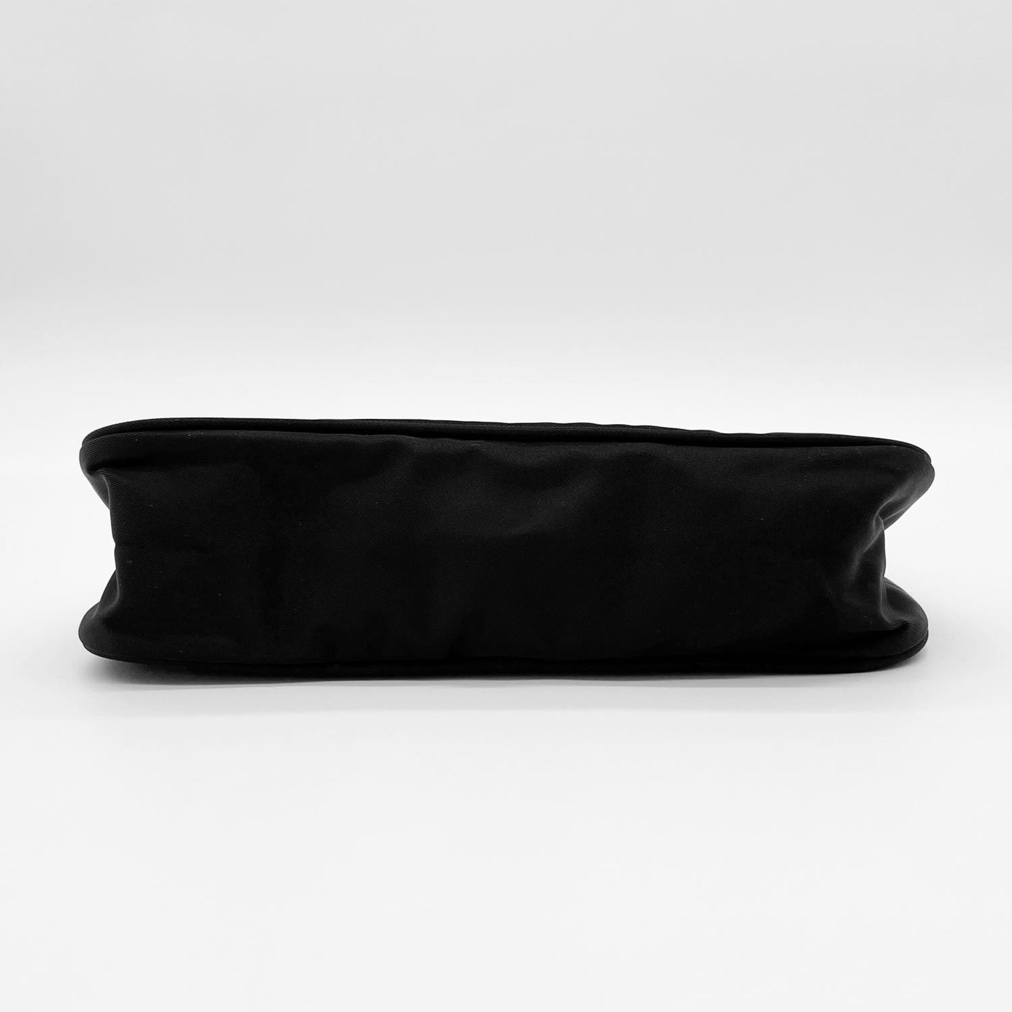 Prada Black Nylon Leather Handbag (Pre-Owned)