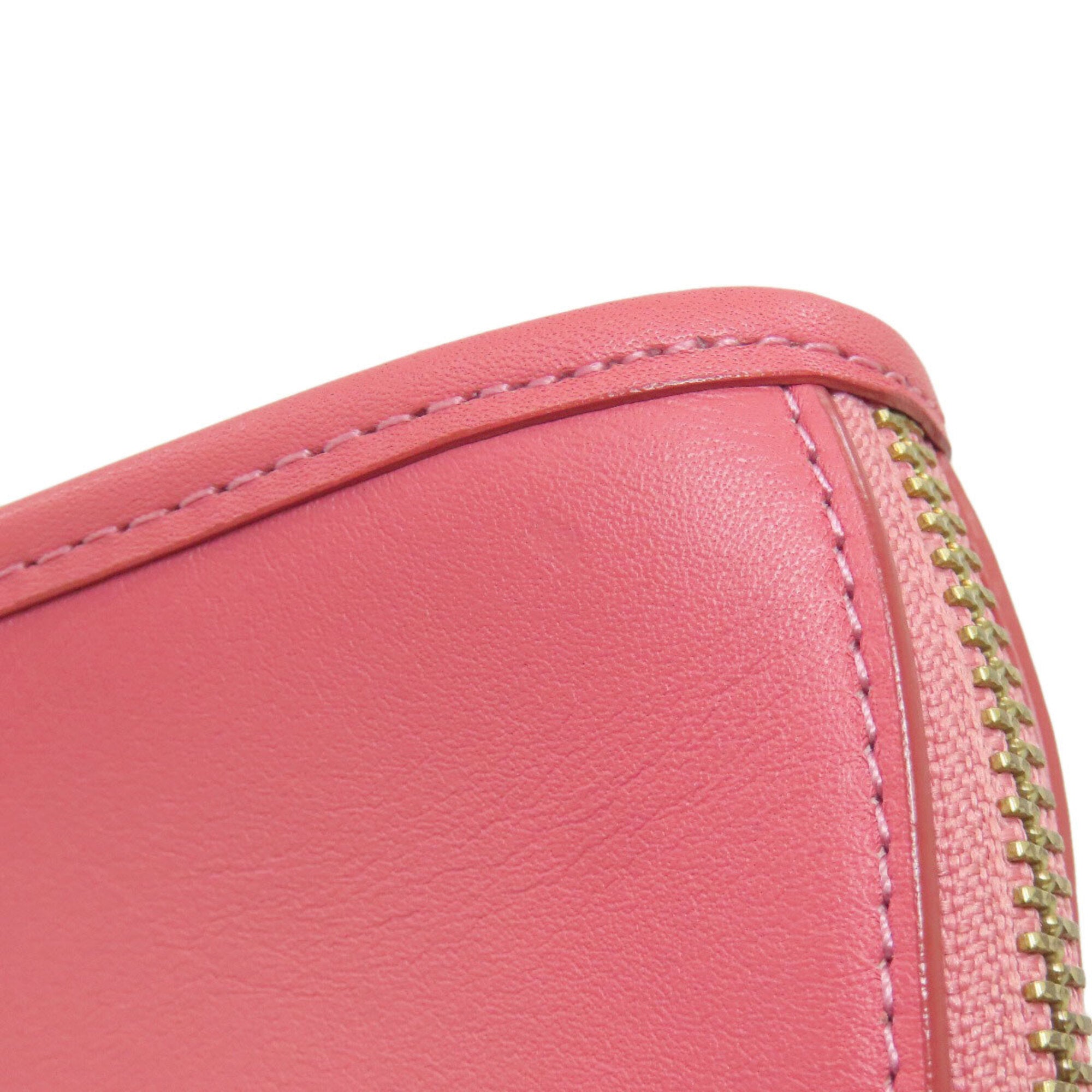 Coach Pink Leather Handbag (Pre-Owned)