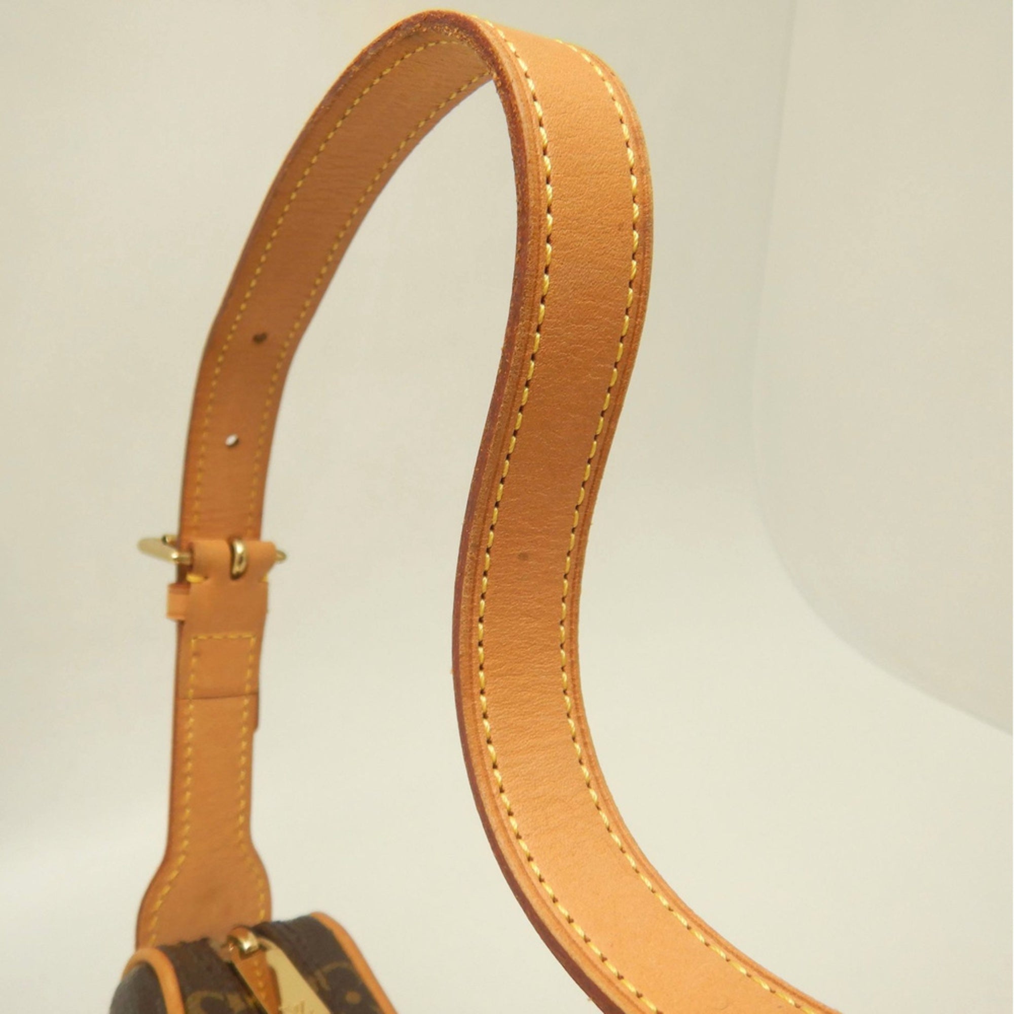 Louis Vuitton Brown Monogram Monogram Canvas Pochette Shoulder Bag (Pre-Owned)