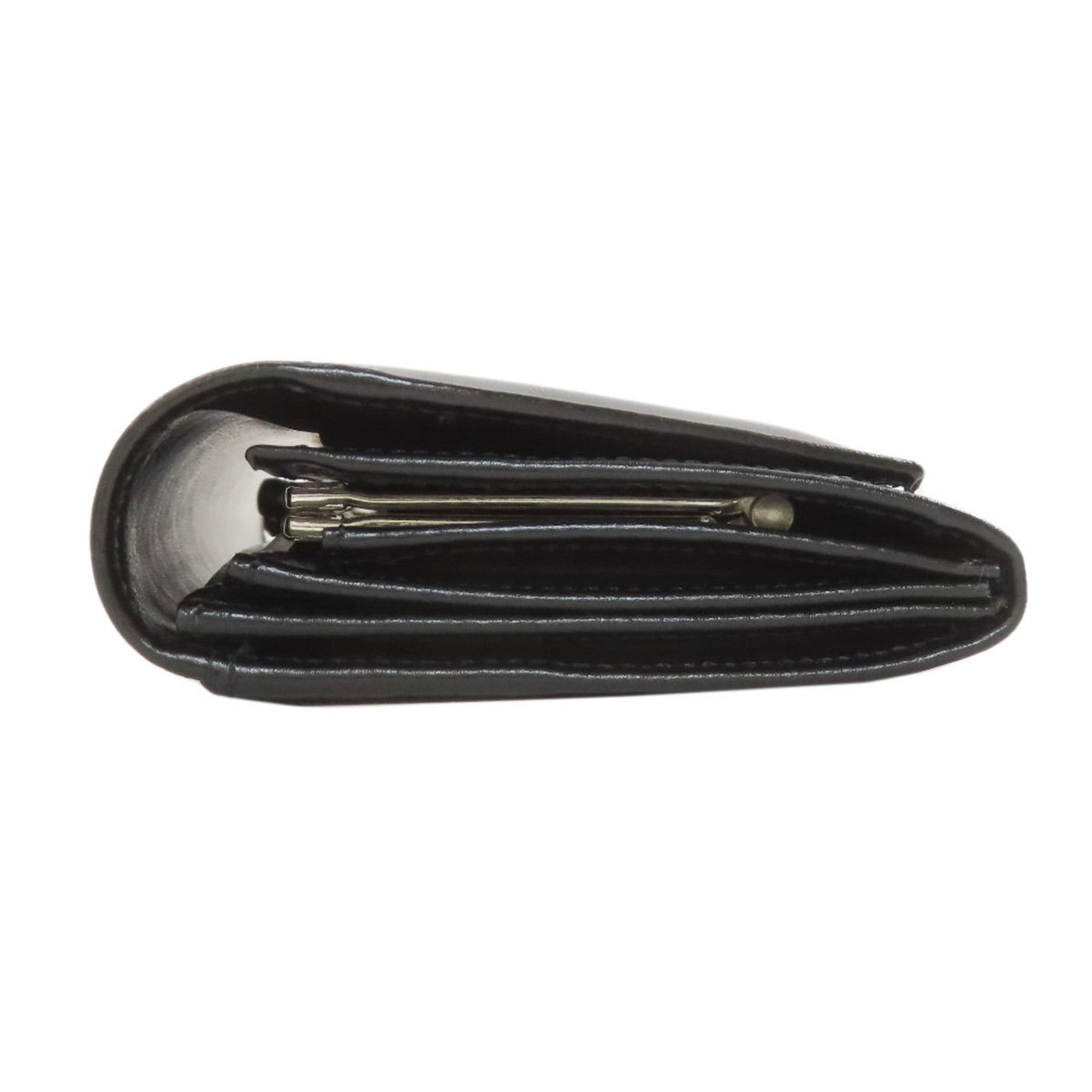 Celine Black Leather Long Wallet (Bi-Fold) (Pre-Owned)
