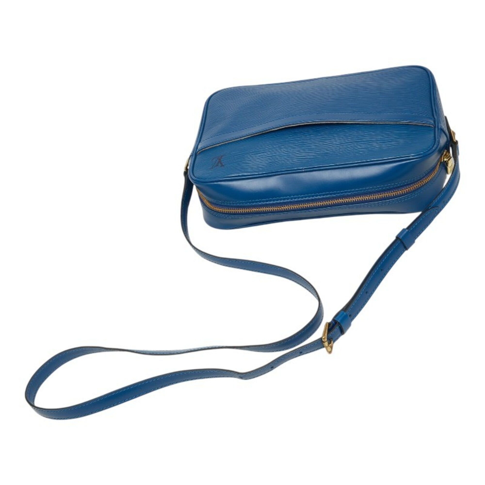 Louis Vuitton Epi Toledo Blue Leather Shoulder Bag (Pre-Owned)