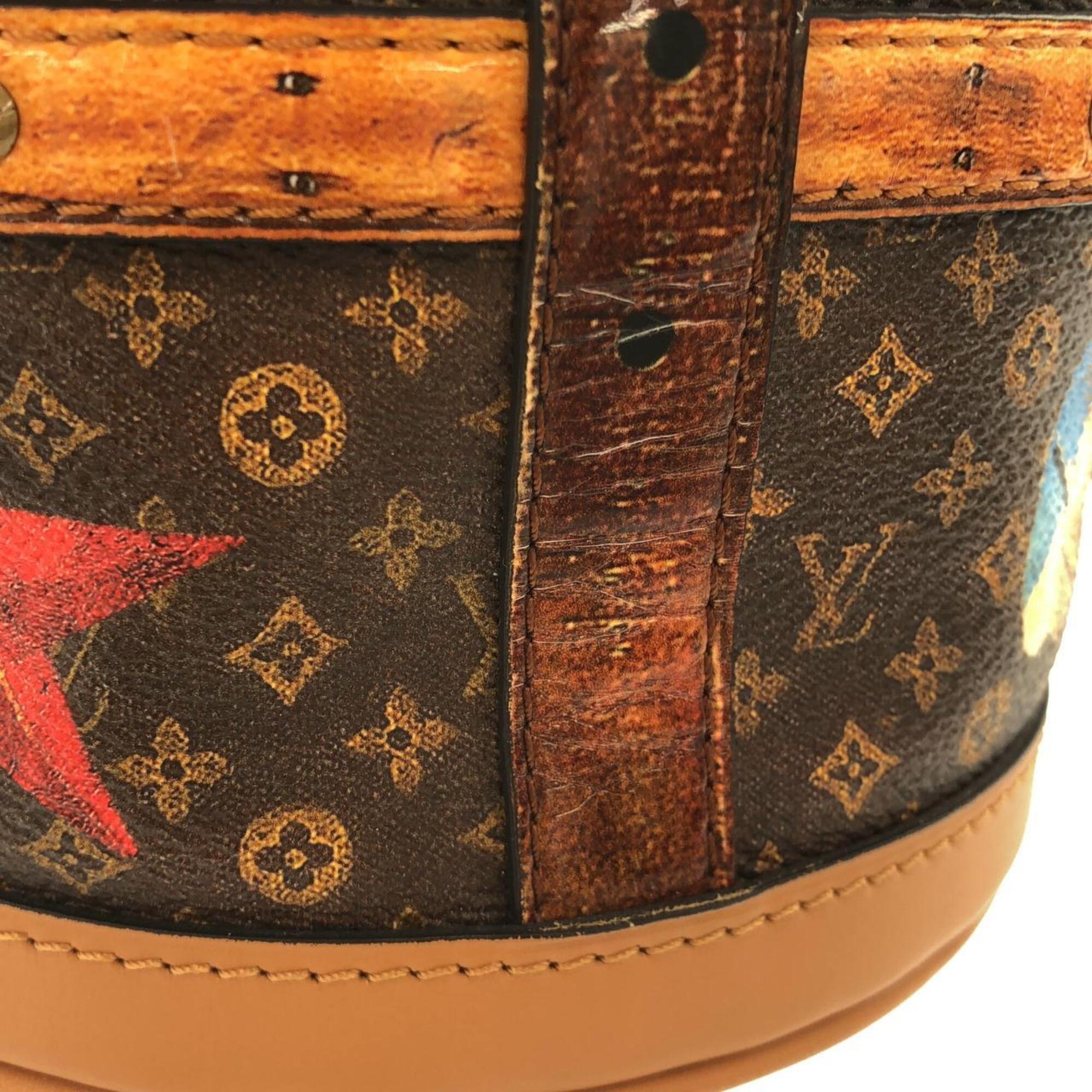Louis Vuitton Marron Coated Canvas Handbag (Pre-Owned)