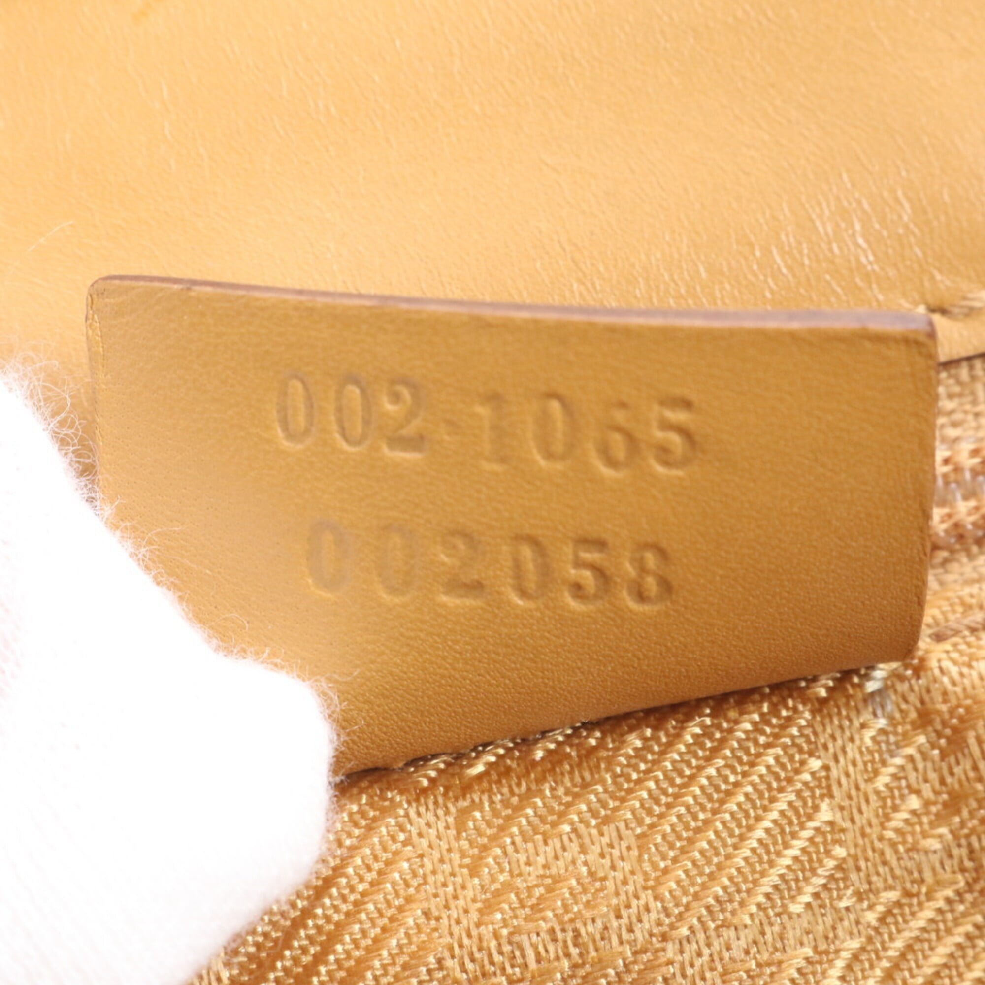 Gucci Jackie Beige Pink Leather Handbag Tote Bag (Pre-Owned)