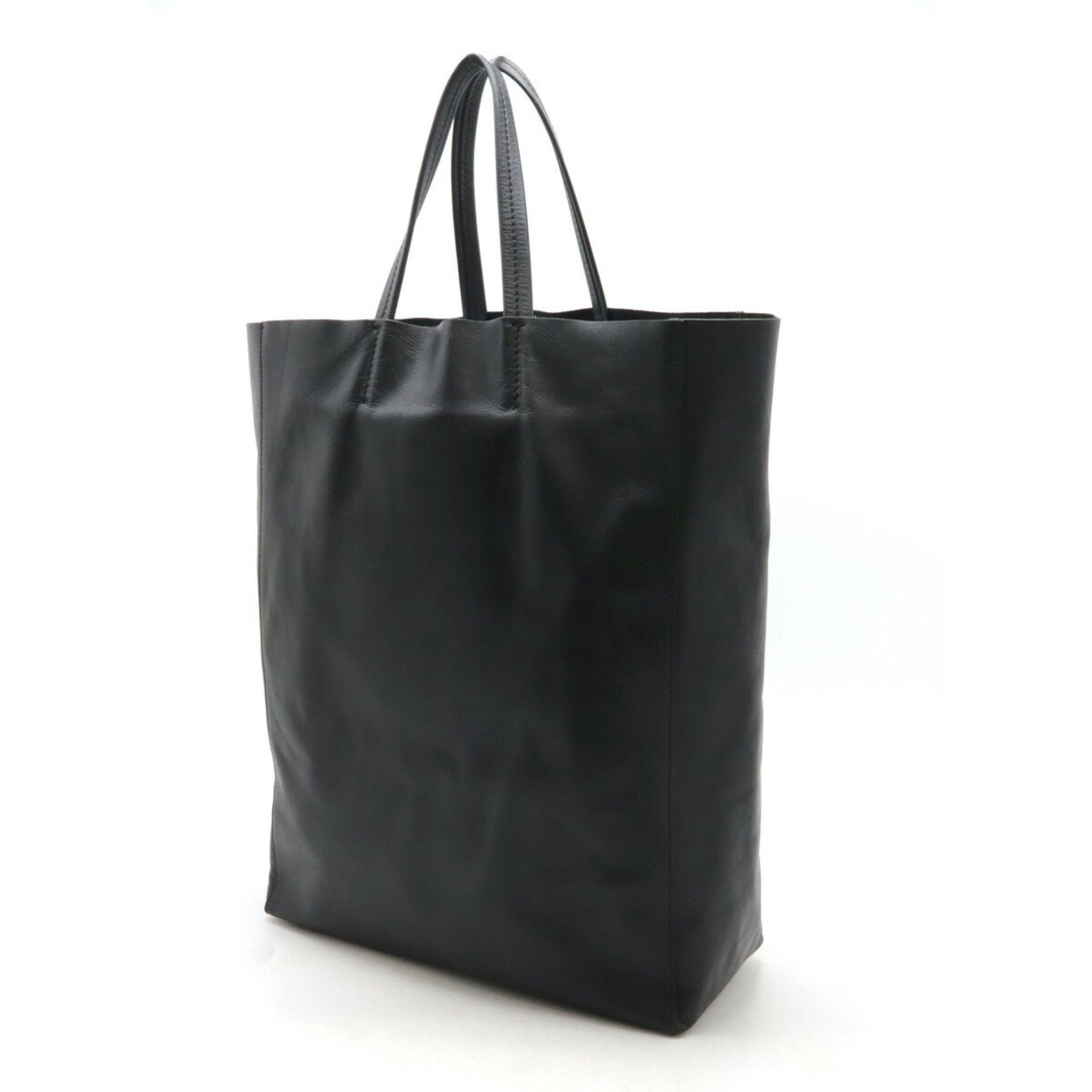 Celine Black Ivory Leather Tote Bag (Pre-Owned)