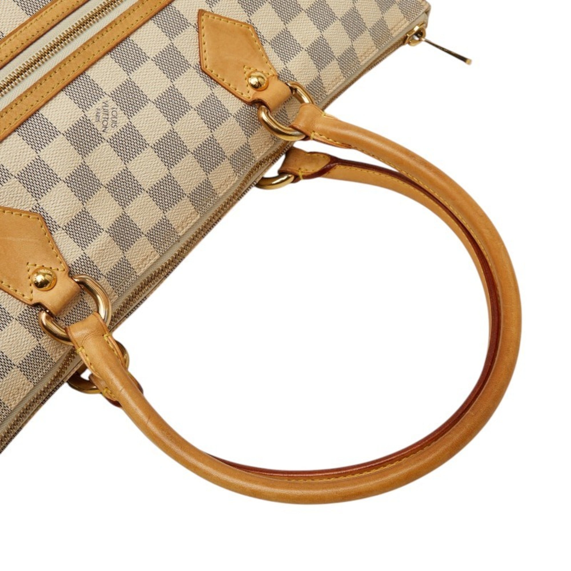 Louis Vuitton White Pvc Leather Tote Bag (Pre-Owned)