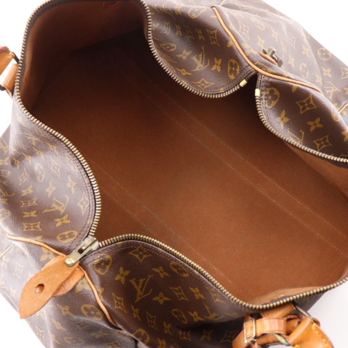 Louis Vuitton Brown Monogram Canvas Boston Bag (Pre-Owned)