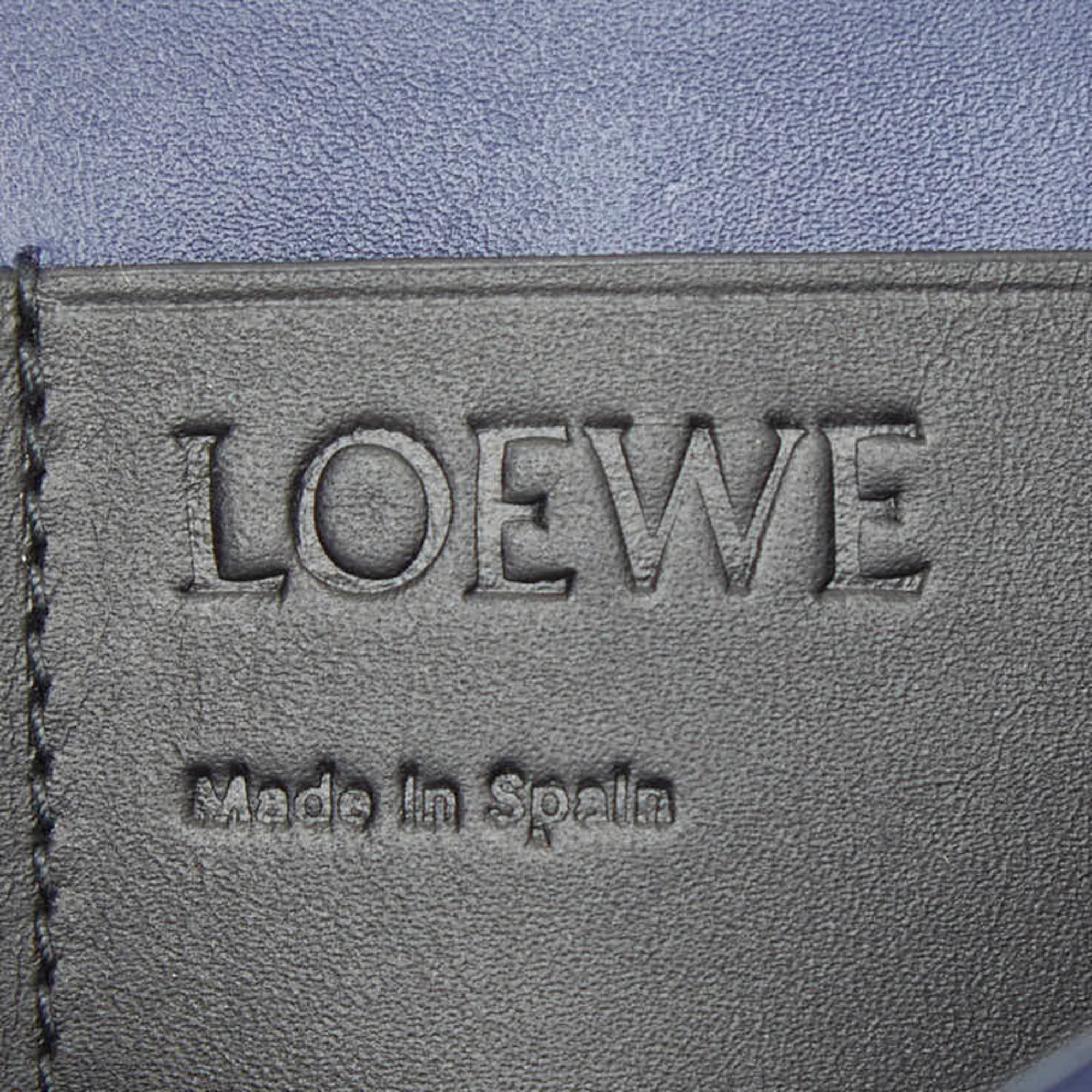 Loewe Blue Leather Wallet (Tri-Fold) (Pre-Owned)