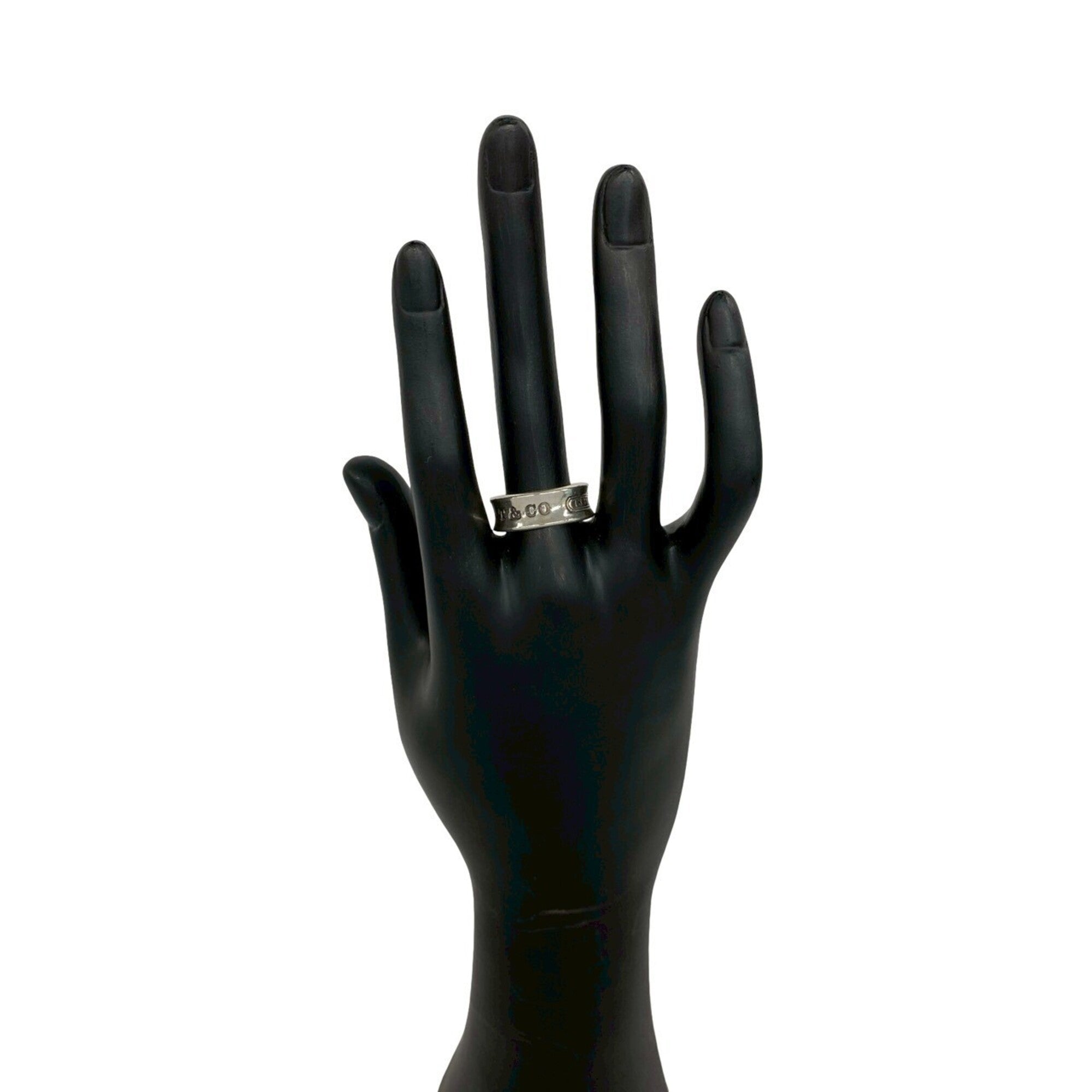 Tiffany Silver Silver 925 Band Ring (Pre-Owned)