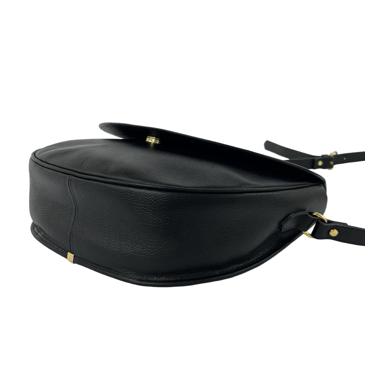 Yves Saint Laurent Black Leather Shoulder Bag (Pre-Owned)