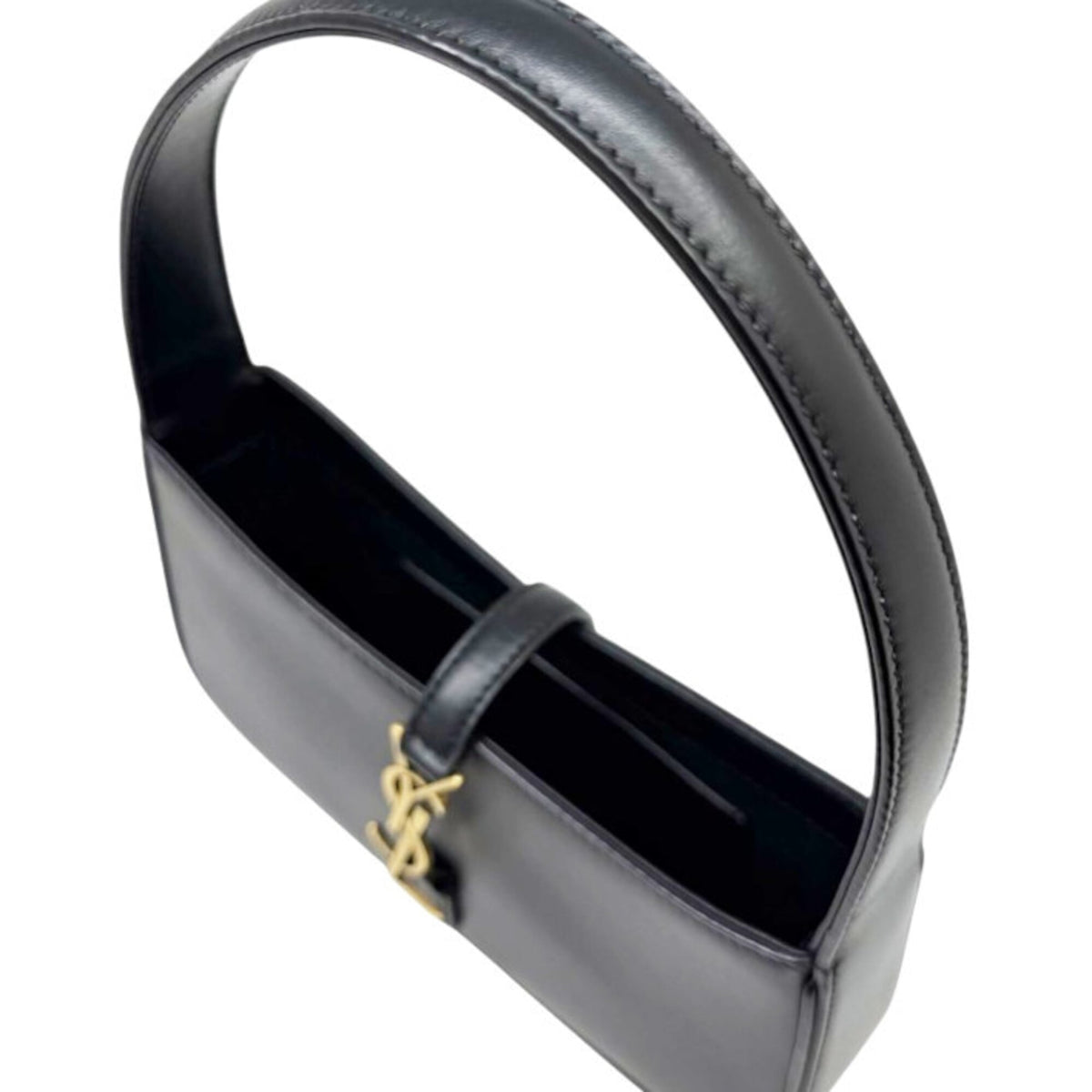 Saint Laurent Black Leather Handbag (Pre-Owned)