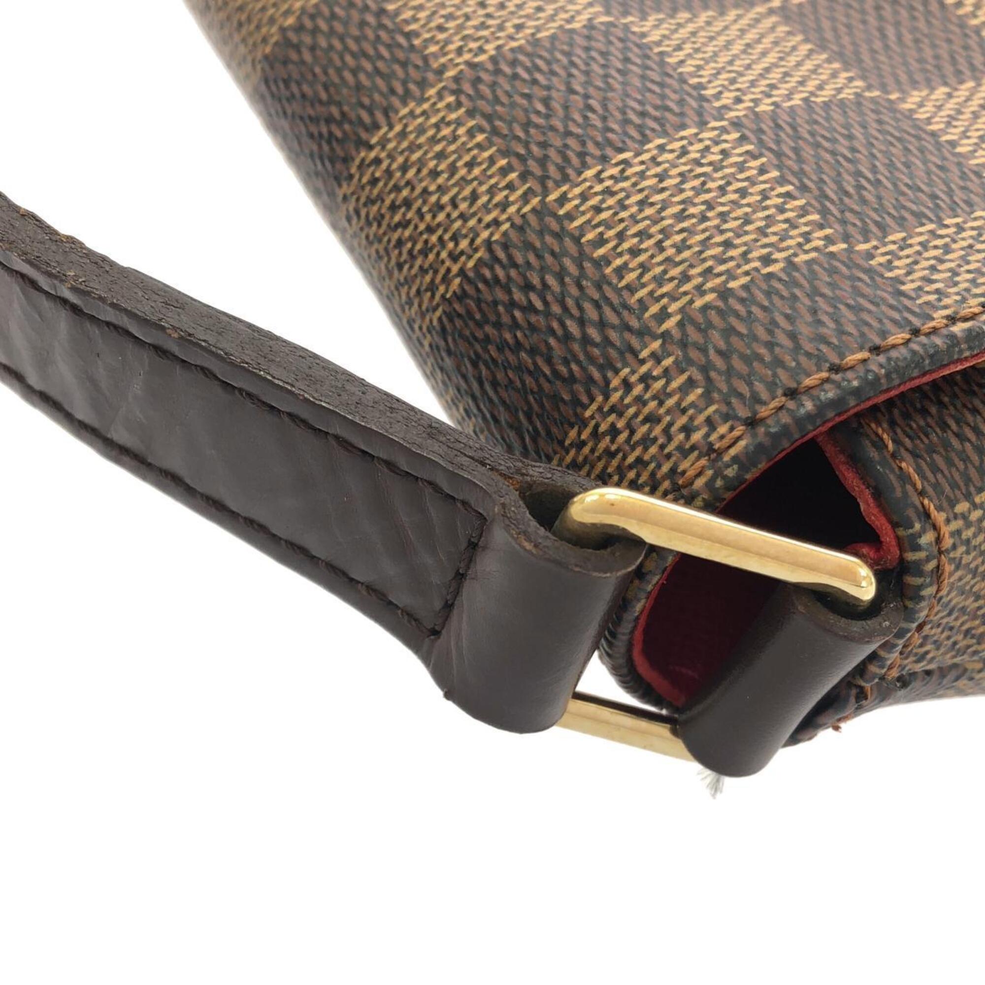Louis Vuitton Damier Damier Canvas Ebene Damier Canvas Shoulder Bag (Pre-Owned)