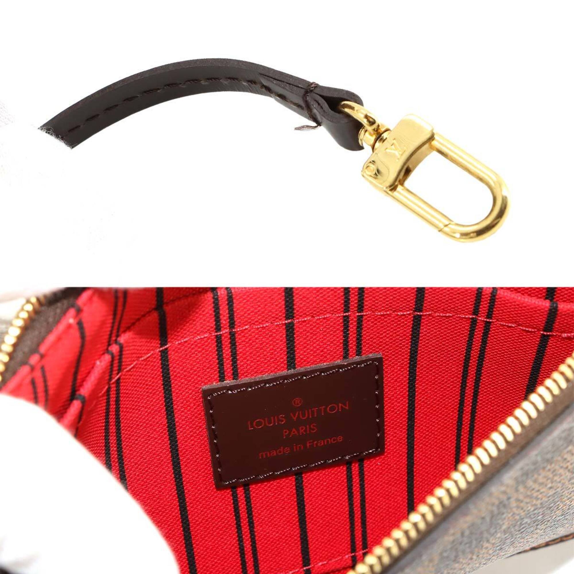 Louis Vuitton Brown Damier Canvas Ebene Damier Canvas Handbag Pouch Tote Bag (Pre-Owned)
