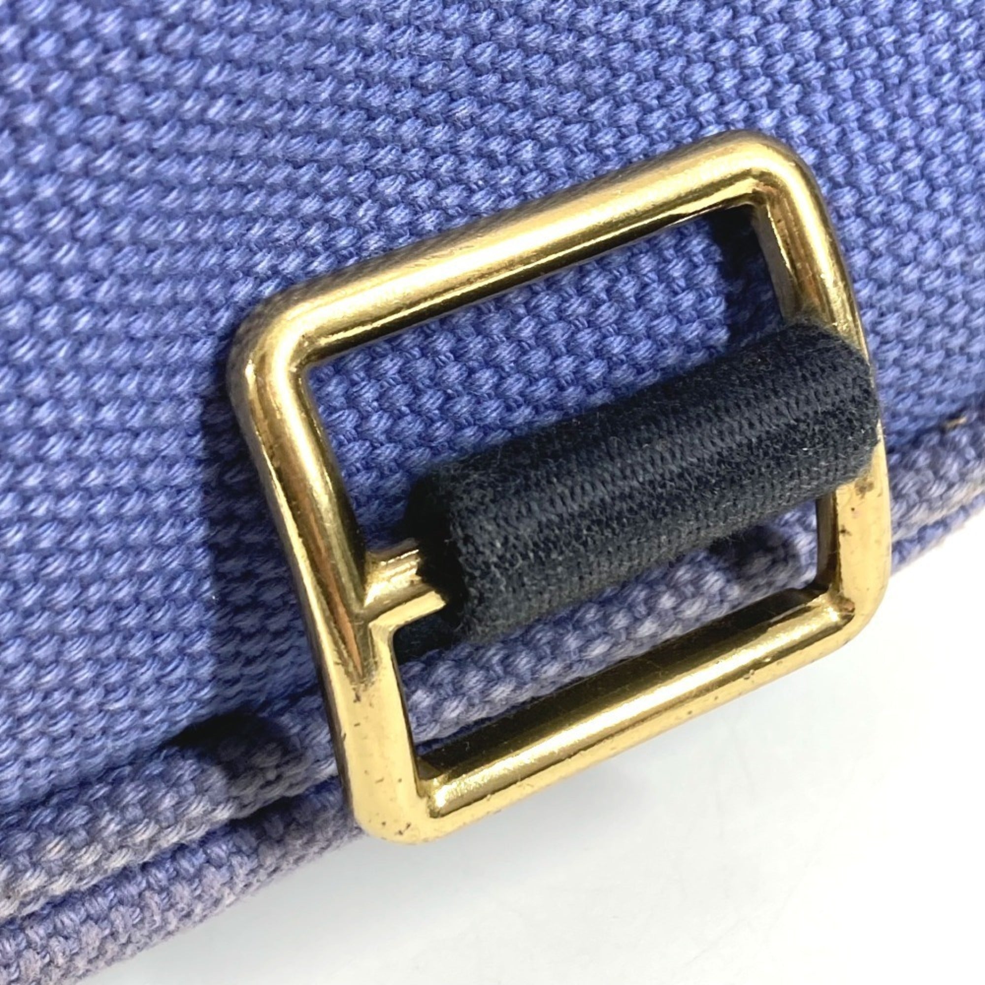 Louis Vuitton Blue Canvas Shoulder Bag Tote Bag (Pre-Owned)