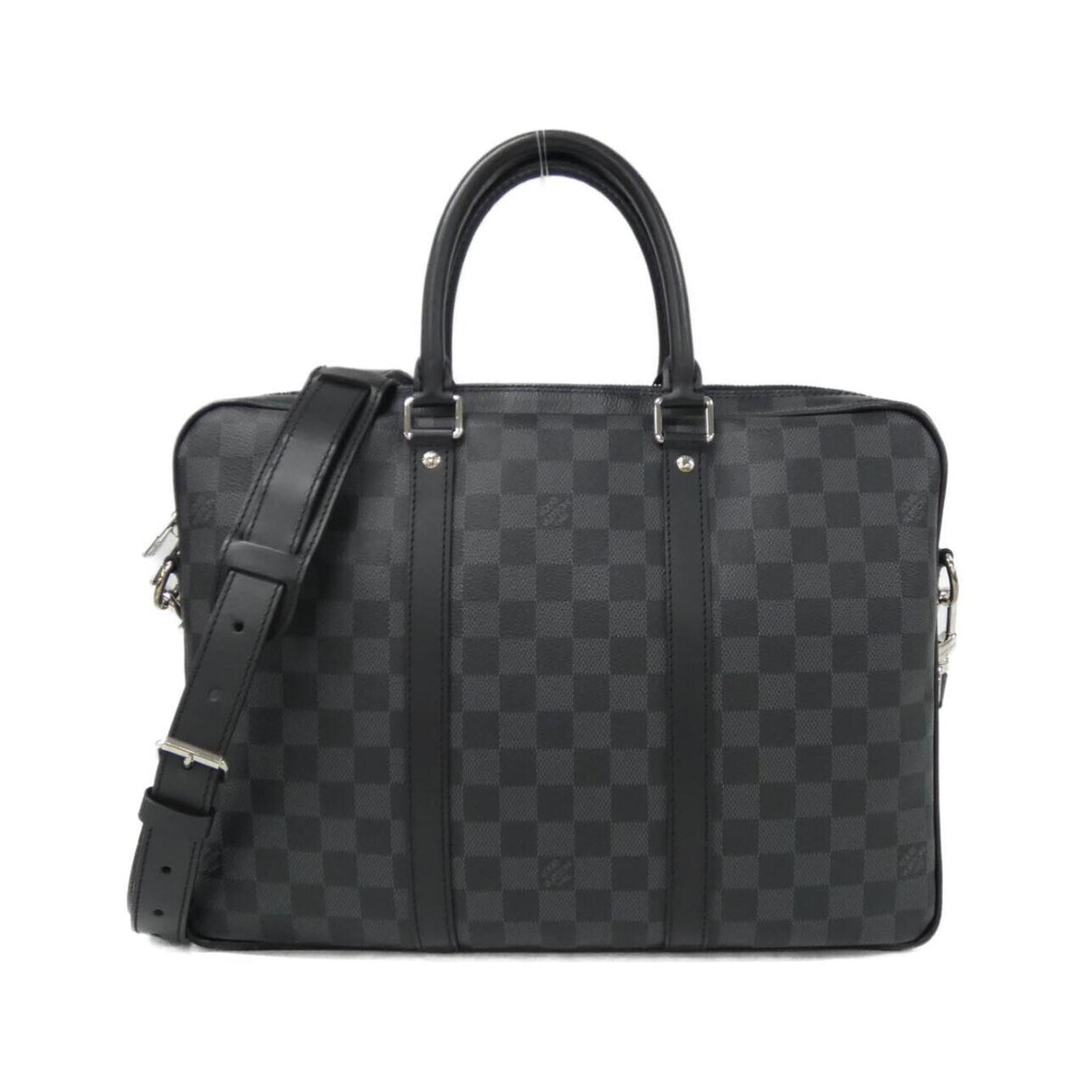 Louis Vuitton Graphite Coated Canvas Handbag (Pre-Owned)
